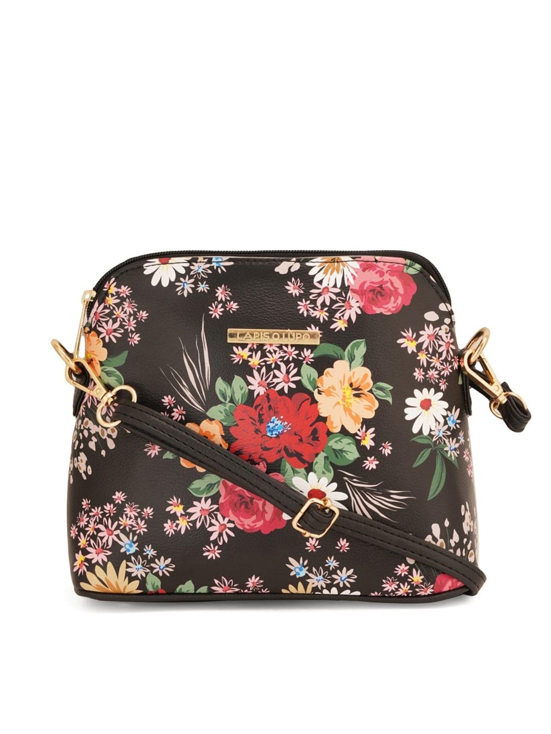 Lapis O Lupo Women Floral Printed Structured Sling Bag