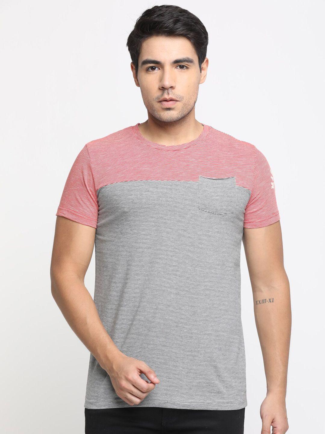 Masculino Latino Men Striped T-shirt