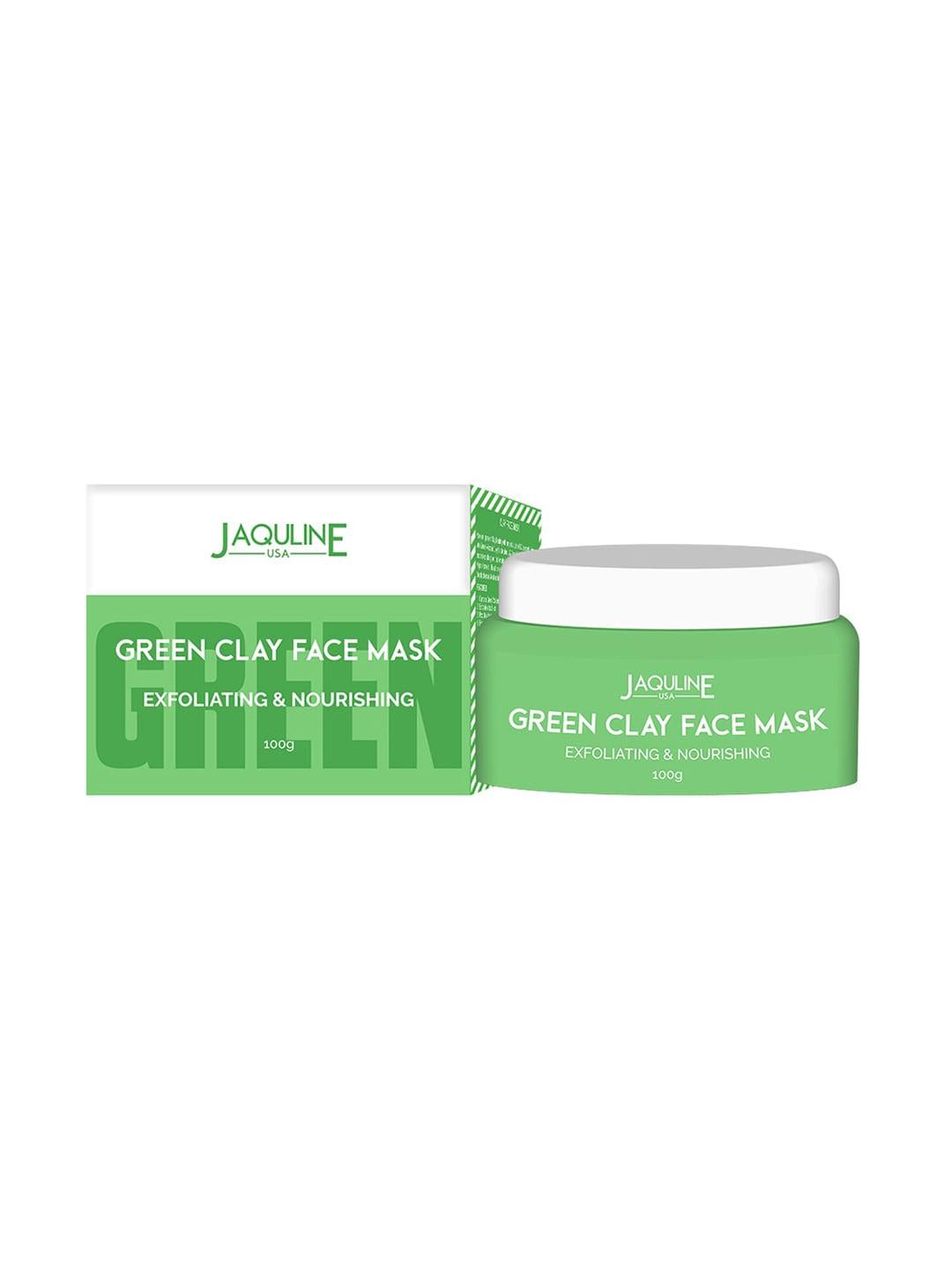 Jaquline USA Green Clay Face Mask - 100 gm