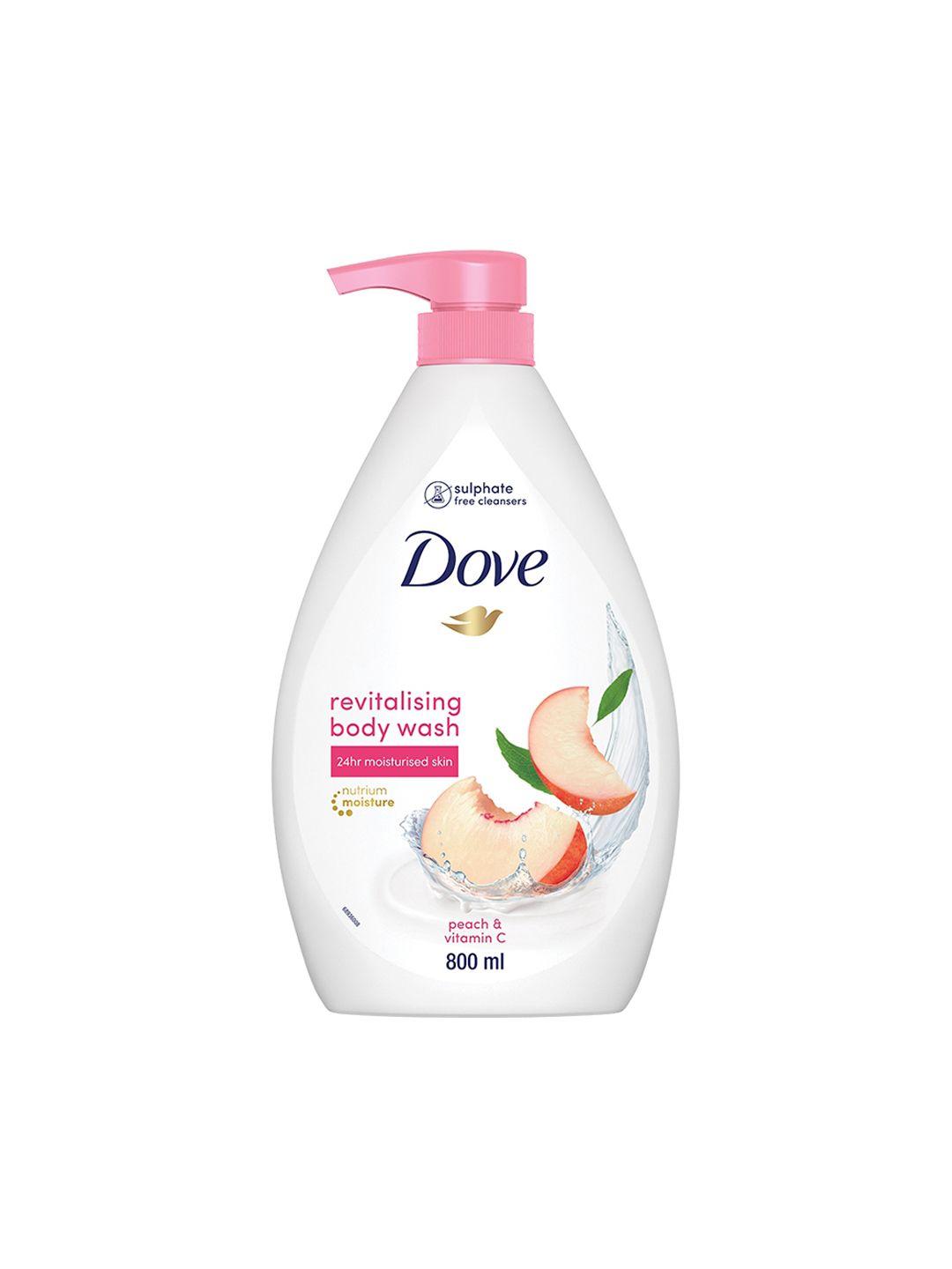 Dove Revitalizing Body Wash with Scented Peach & Vitamin C - 800ml