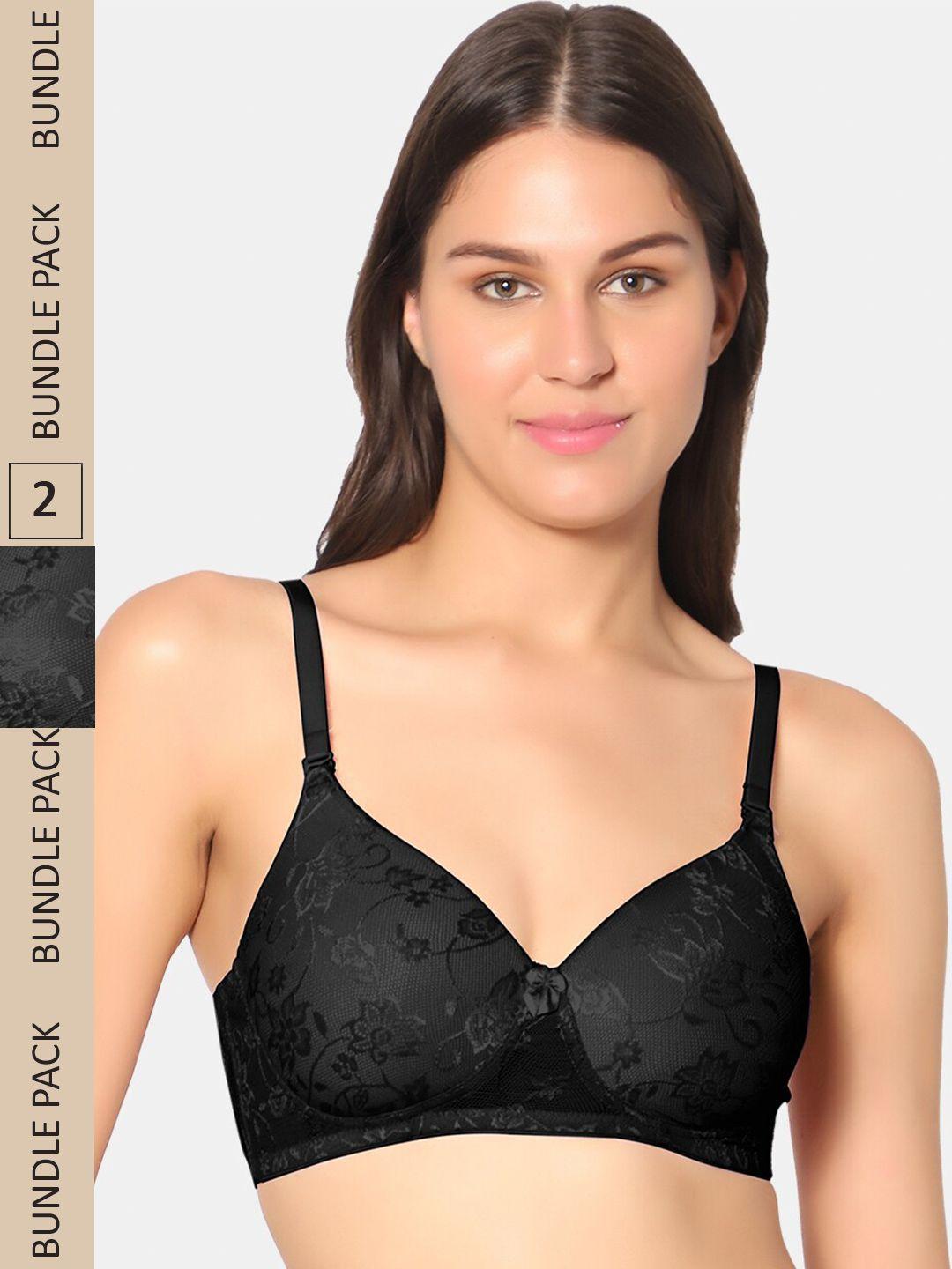 Sonari Pack of 2 Non-Wired All Day Comfort Lightly Padded Bra