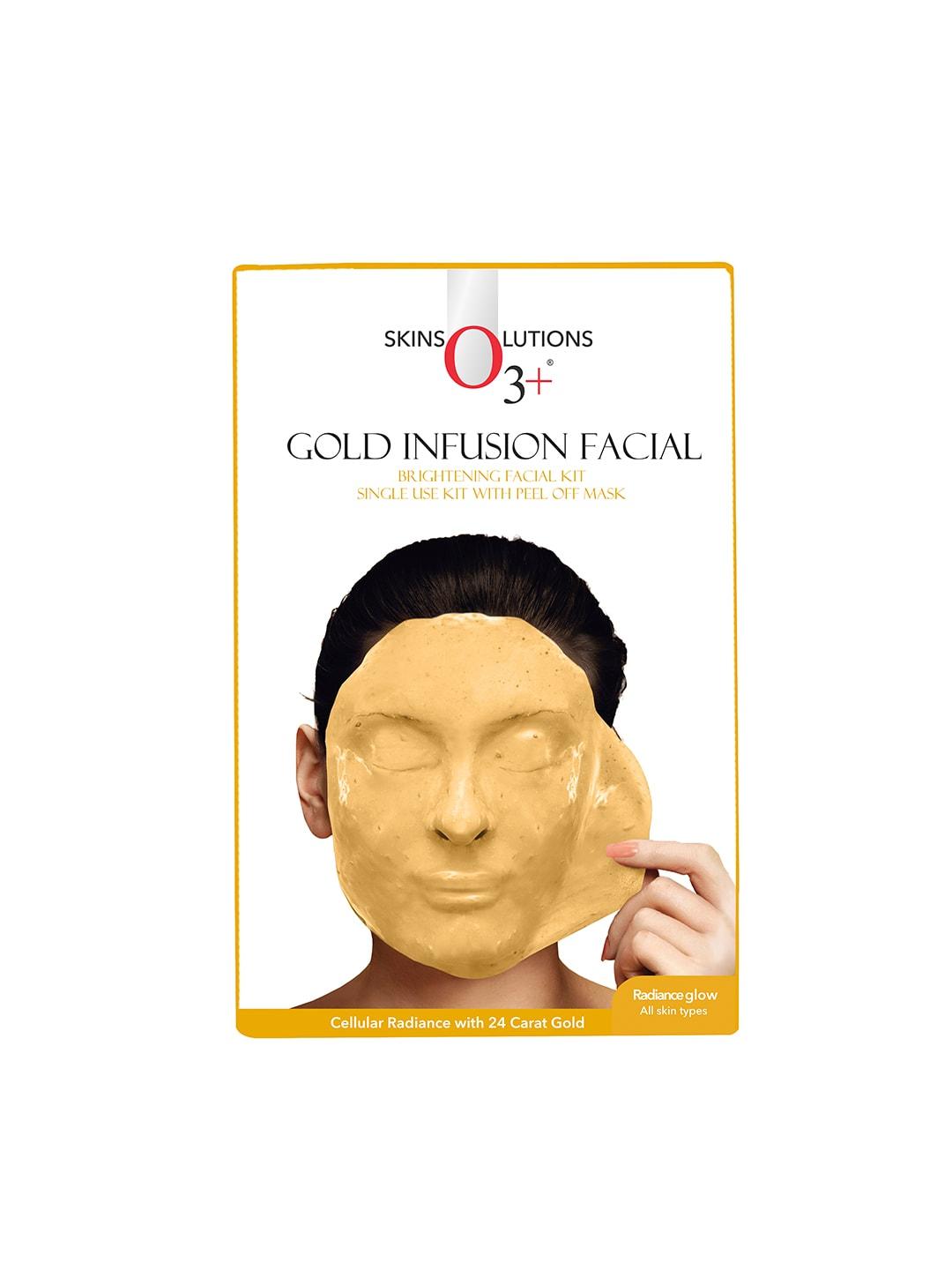 O3 + Gold Infusion Brightening Facial Kit for Radiance & Glow - 45 g