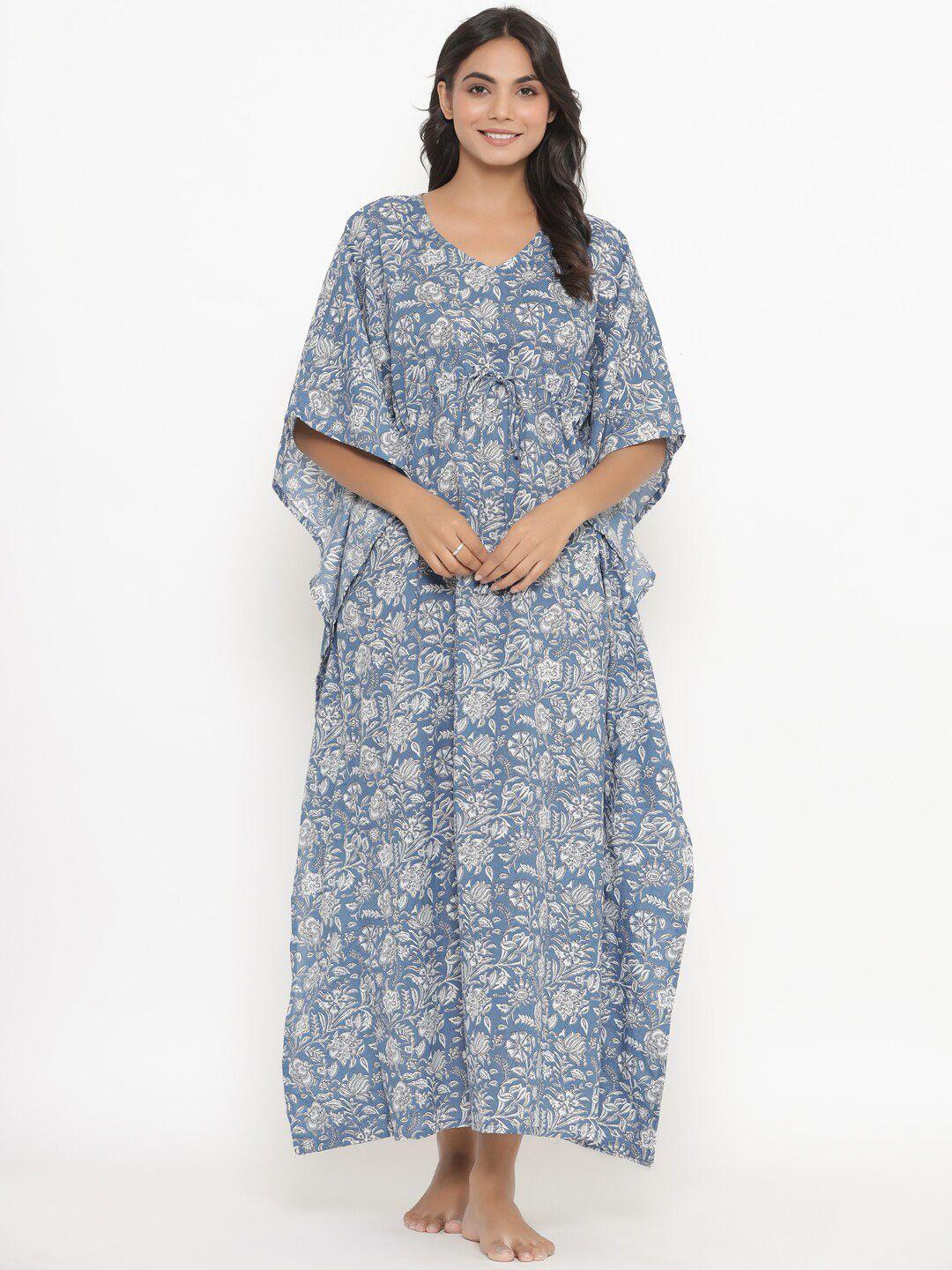 ikk-kudi-by-seerat-printed-pure-cotton-kaftan-maxi-nightdress