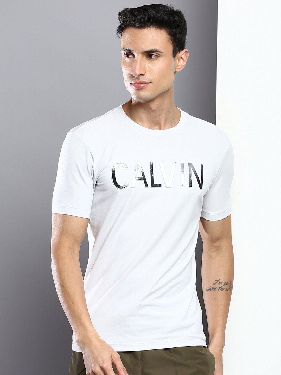 Calvin Klein Jeans Men Brand Logo Printed T-shirt
