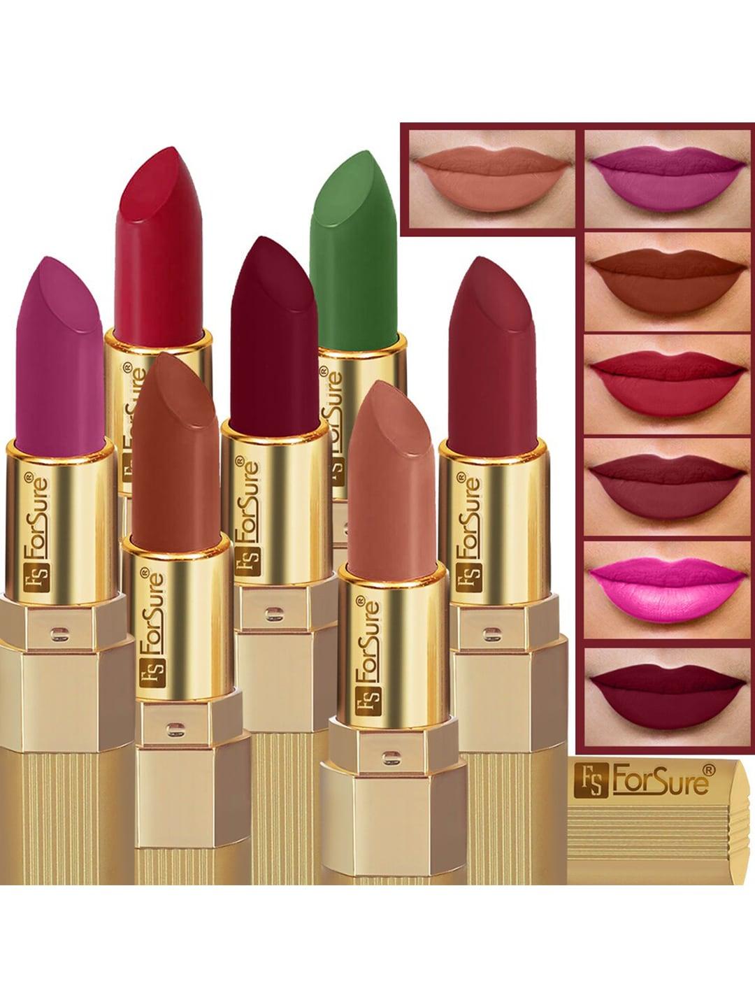ForSure Set Of 7 Xpression Long Lasting Highly Pigmented Creamy Matte Lipstick - 3.5g Each