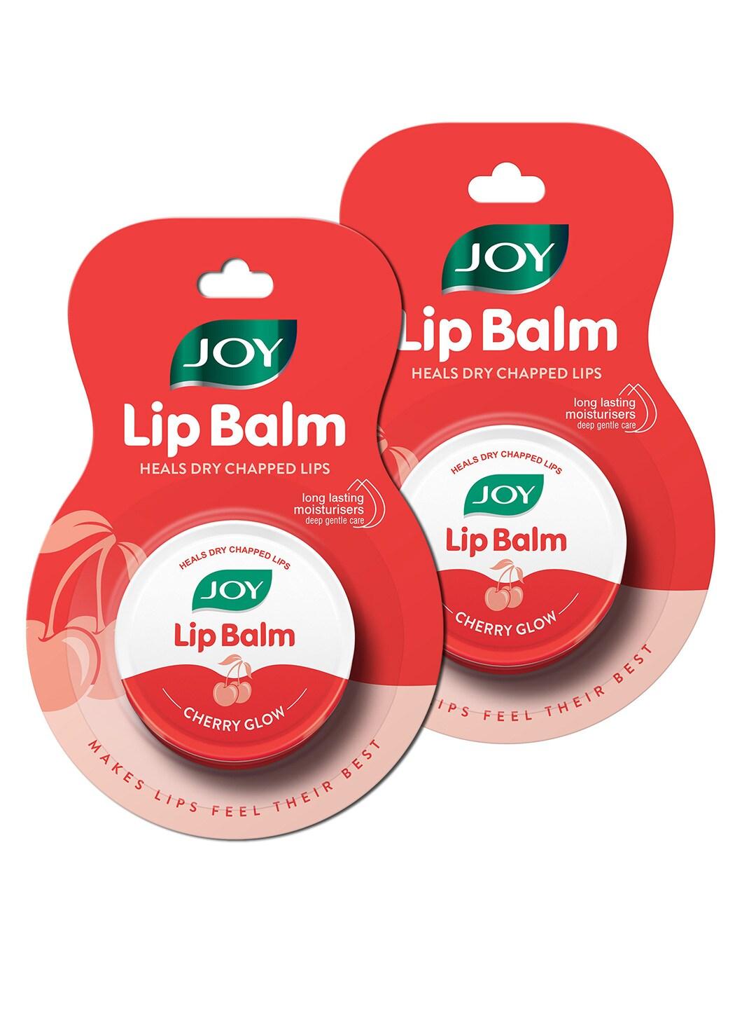 JOY Set of 2 Long Lasting & Moisturising Lip Balm 18g each - Cherry Glow