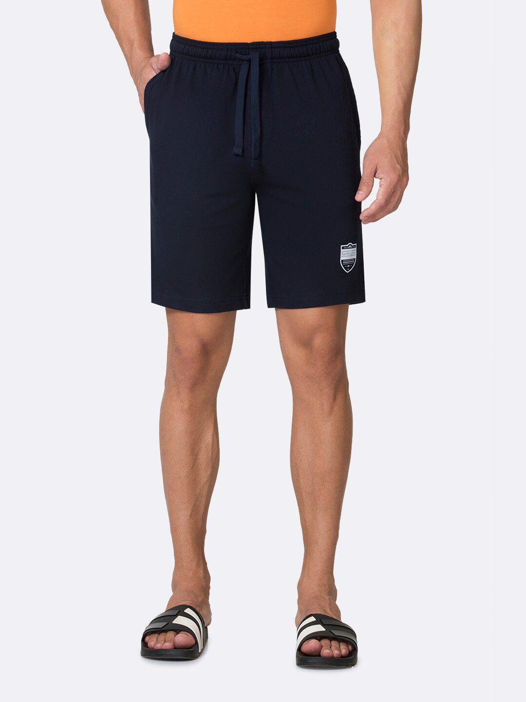 van-heusen-men-mid-rise-pure-cotton-lounge-shorts