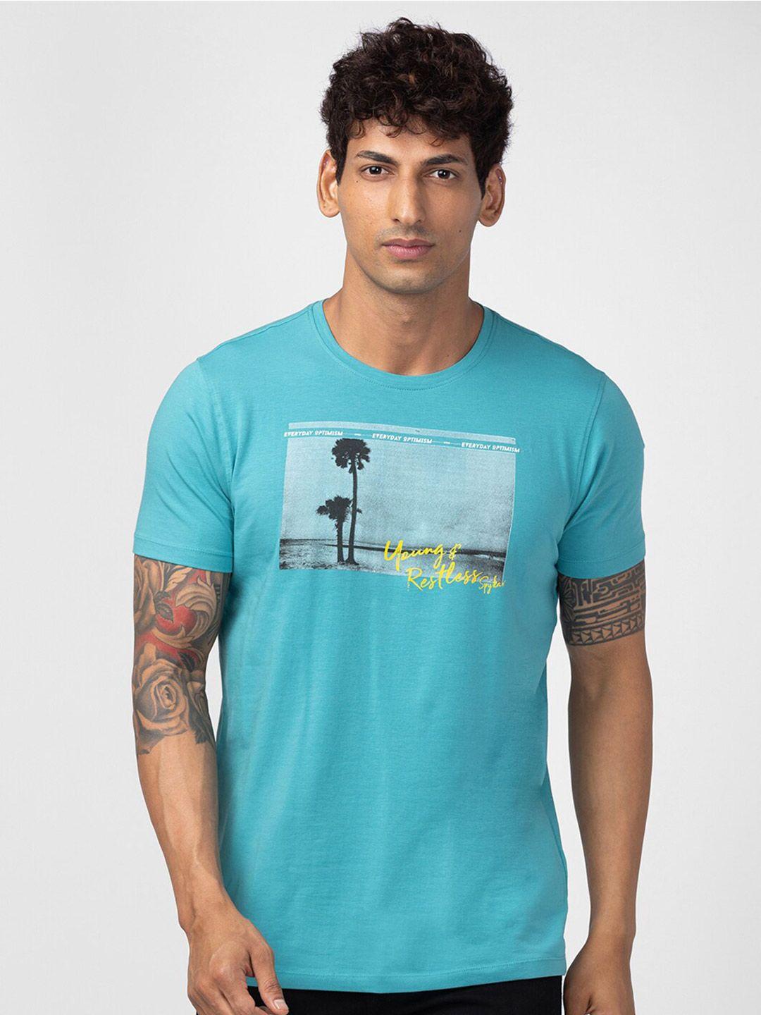 spykar-men-cotton-printed-t-shirt