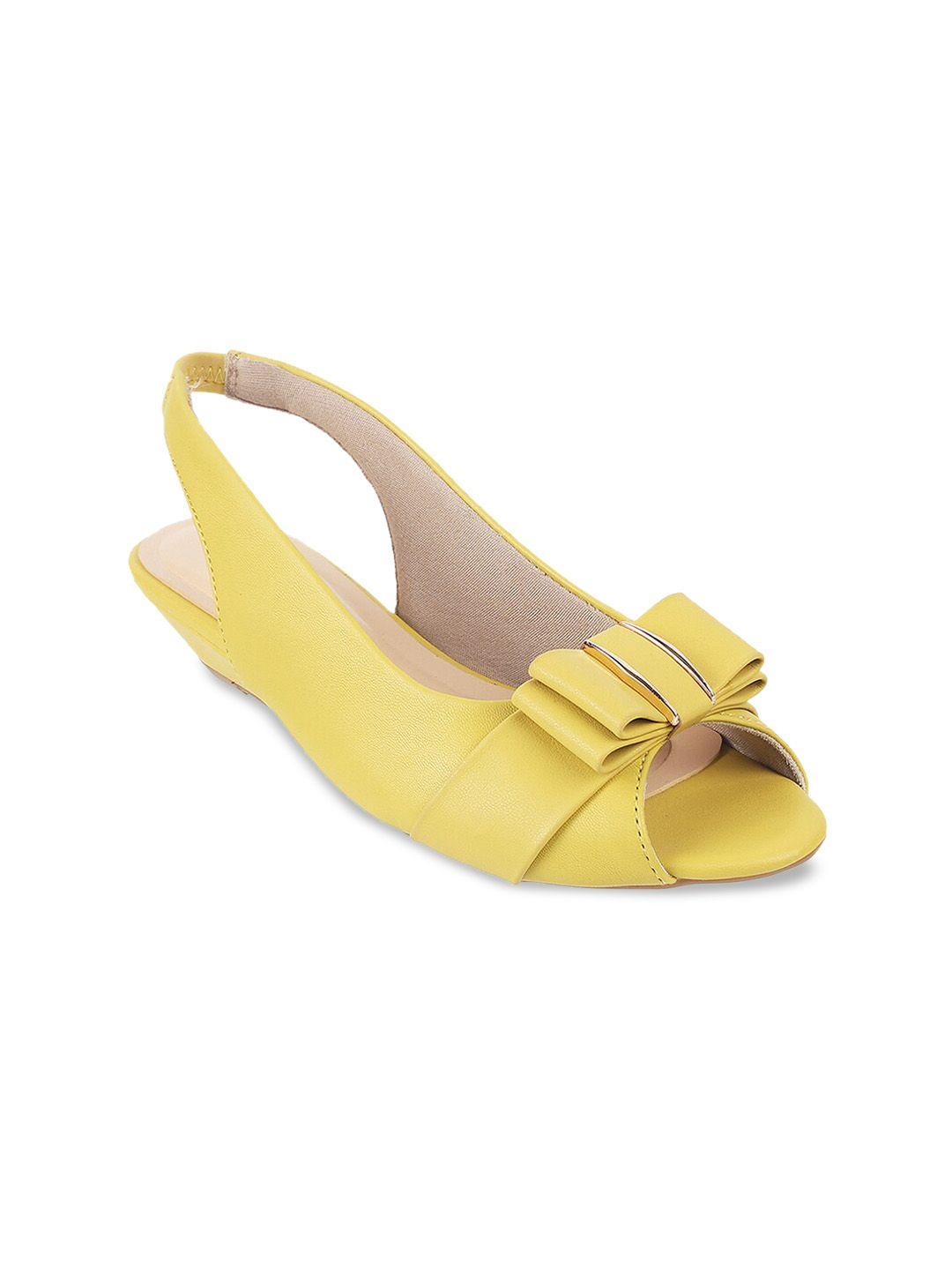 Mochi Wedge Peep Toes with Bows