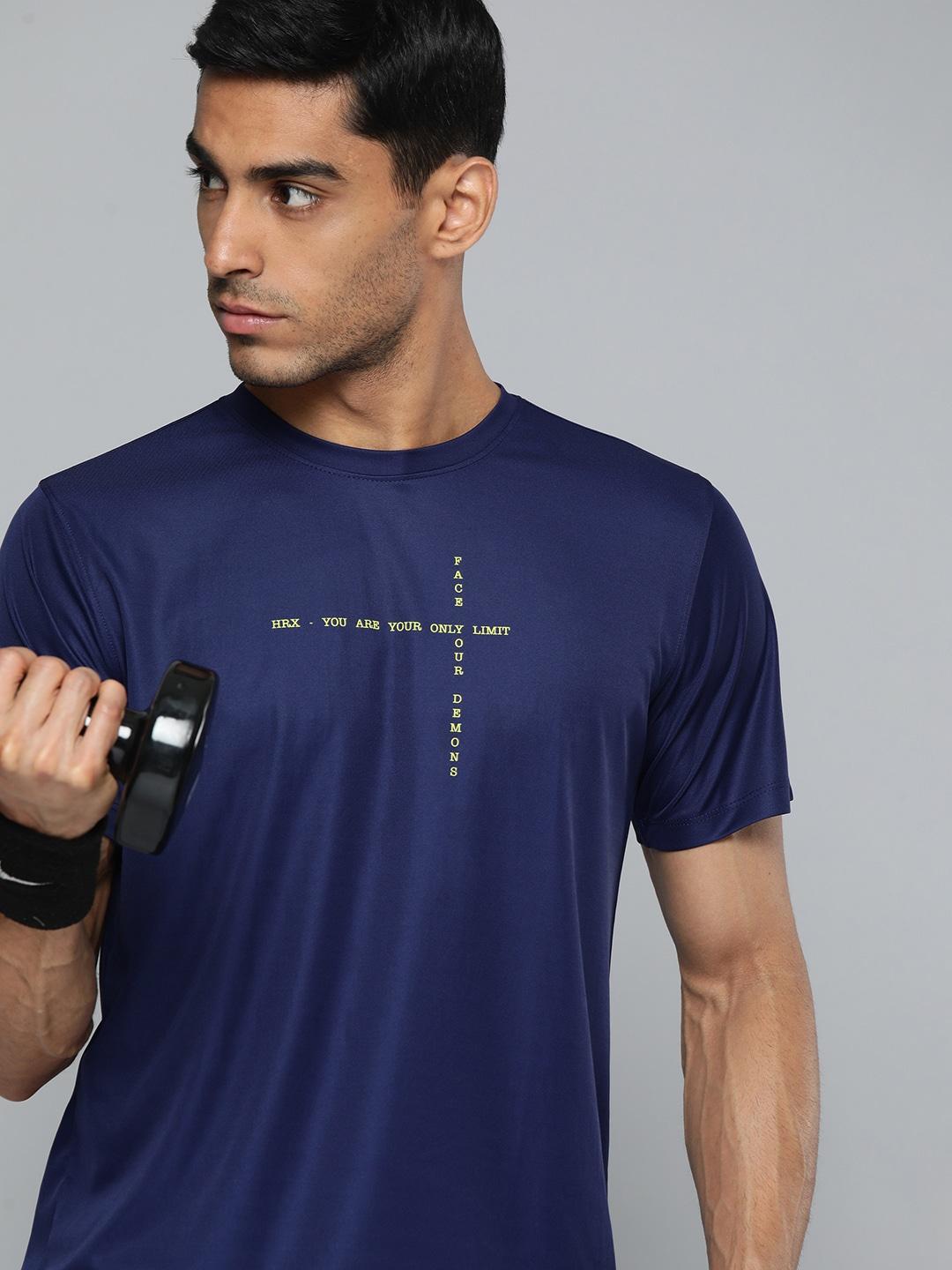 HRX by Hrithik Roshan Printed Detail Training T-shirt