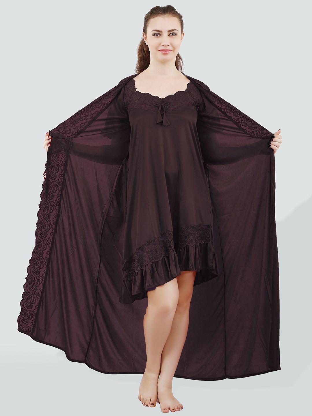 romaisa-women-round-neck-satin-nightdress-with-robe
