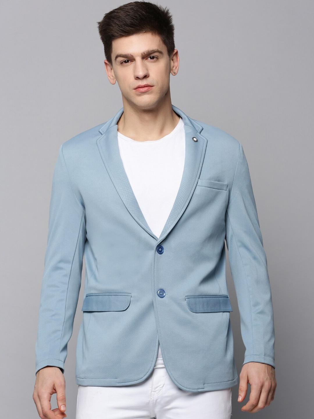 SHOWOFF Men Cotton Single-Breasted Blazers