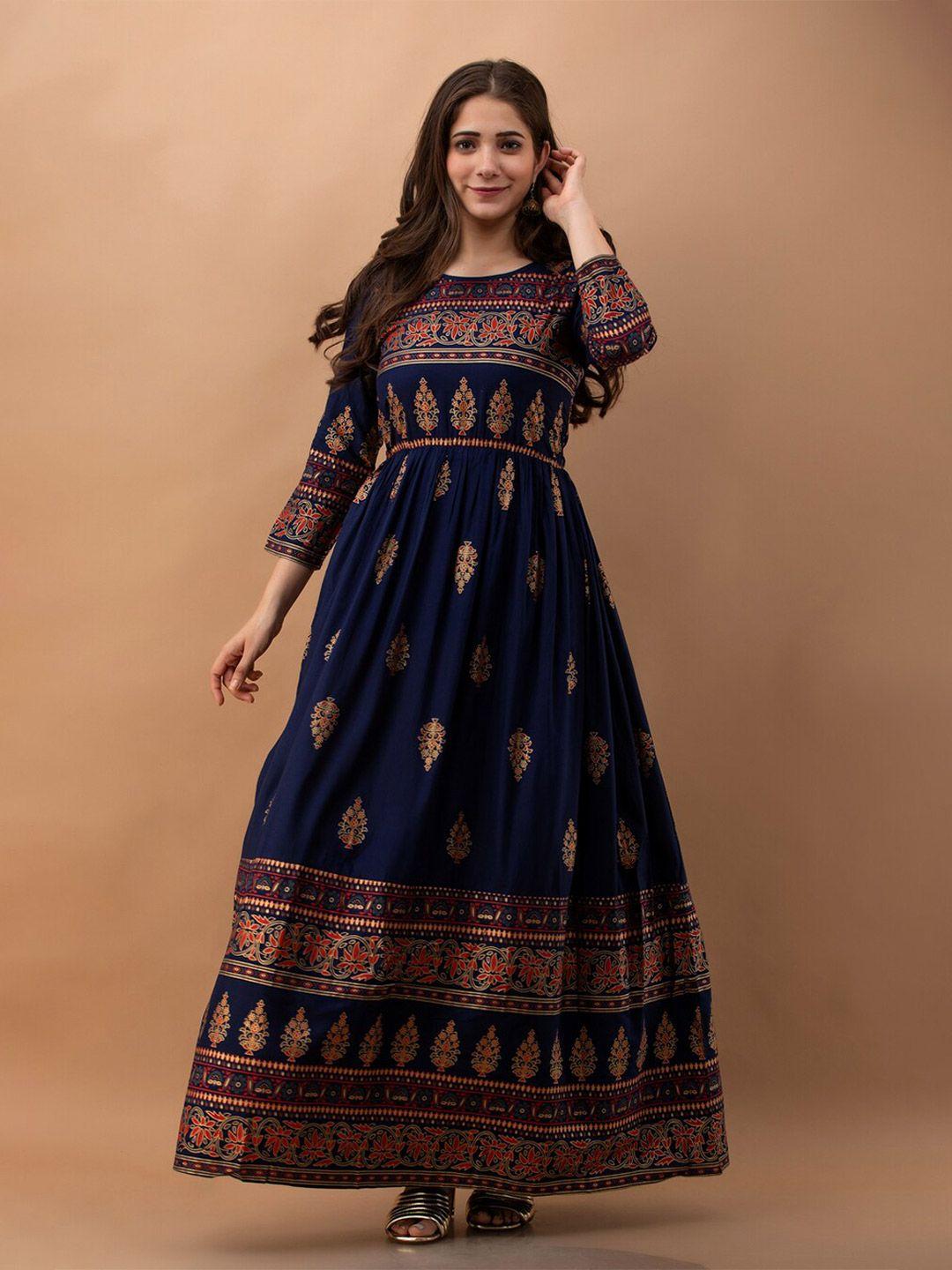 DRESSAR Ethnic Motifs Ethnic Maxi Dress