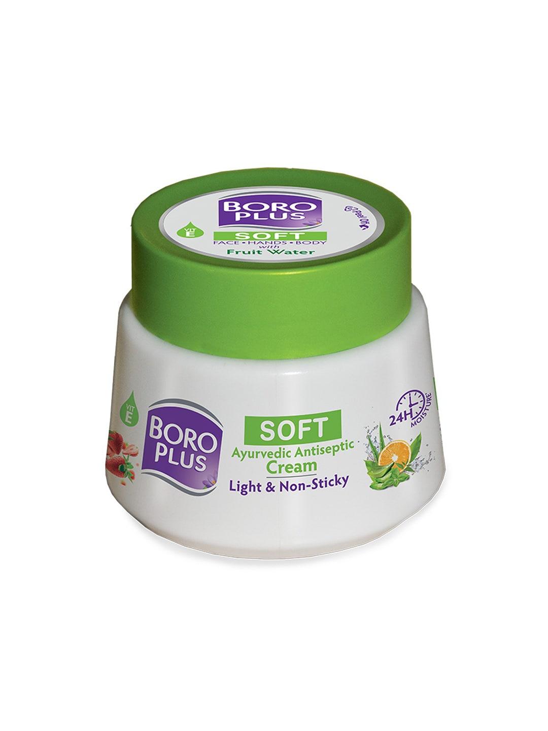 BOROPLUS Soft Ayurvedic Light & Non-Sticky Antiseptic Cream for 24 Hrs Moisture - 100 ml
