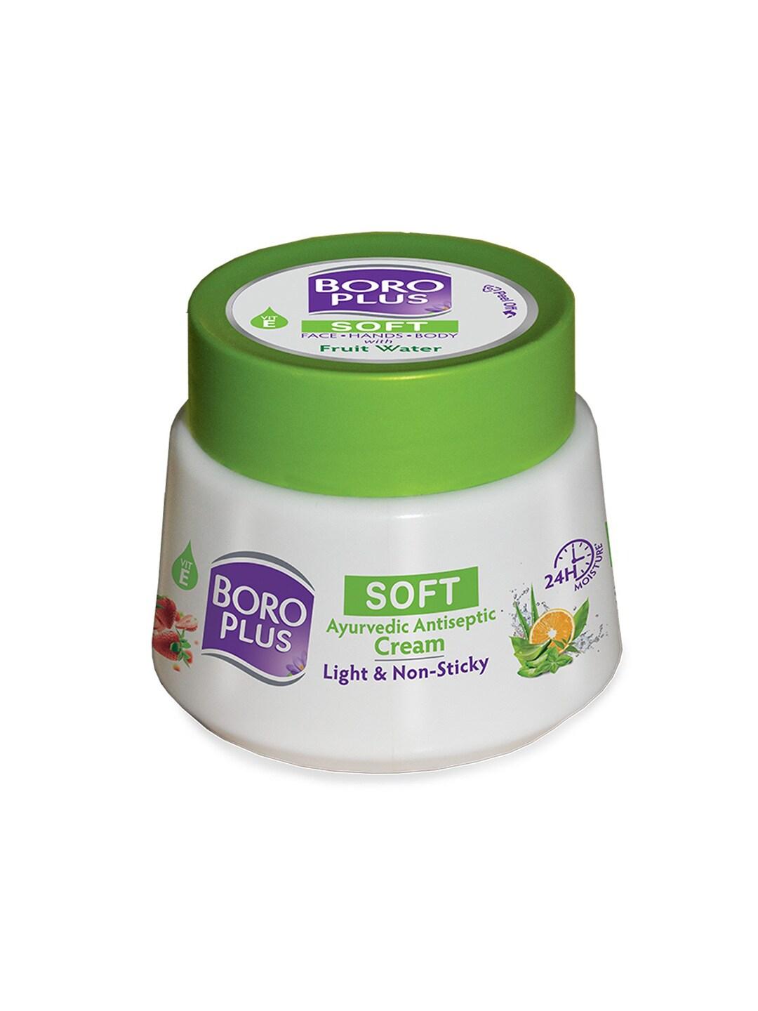 BOROPLUS Soft Ayurvedic Light & Non-Sticky Antiseptic Cream for 24 Hrs Moisture - 200 ml