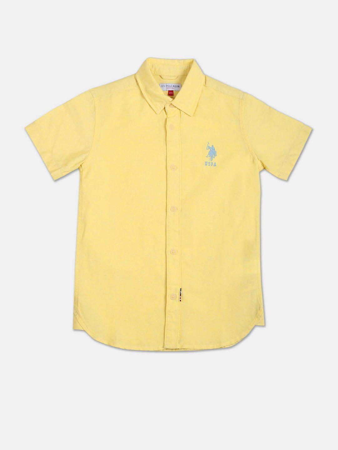 U.S. Polo Assn. Kids Boys Regular Fit Casual Shirt
