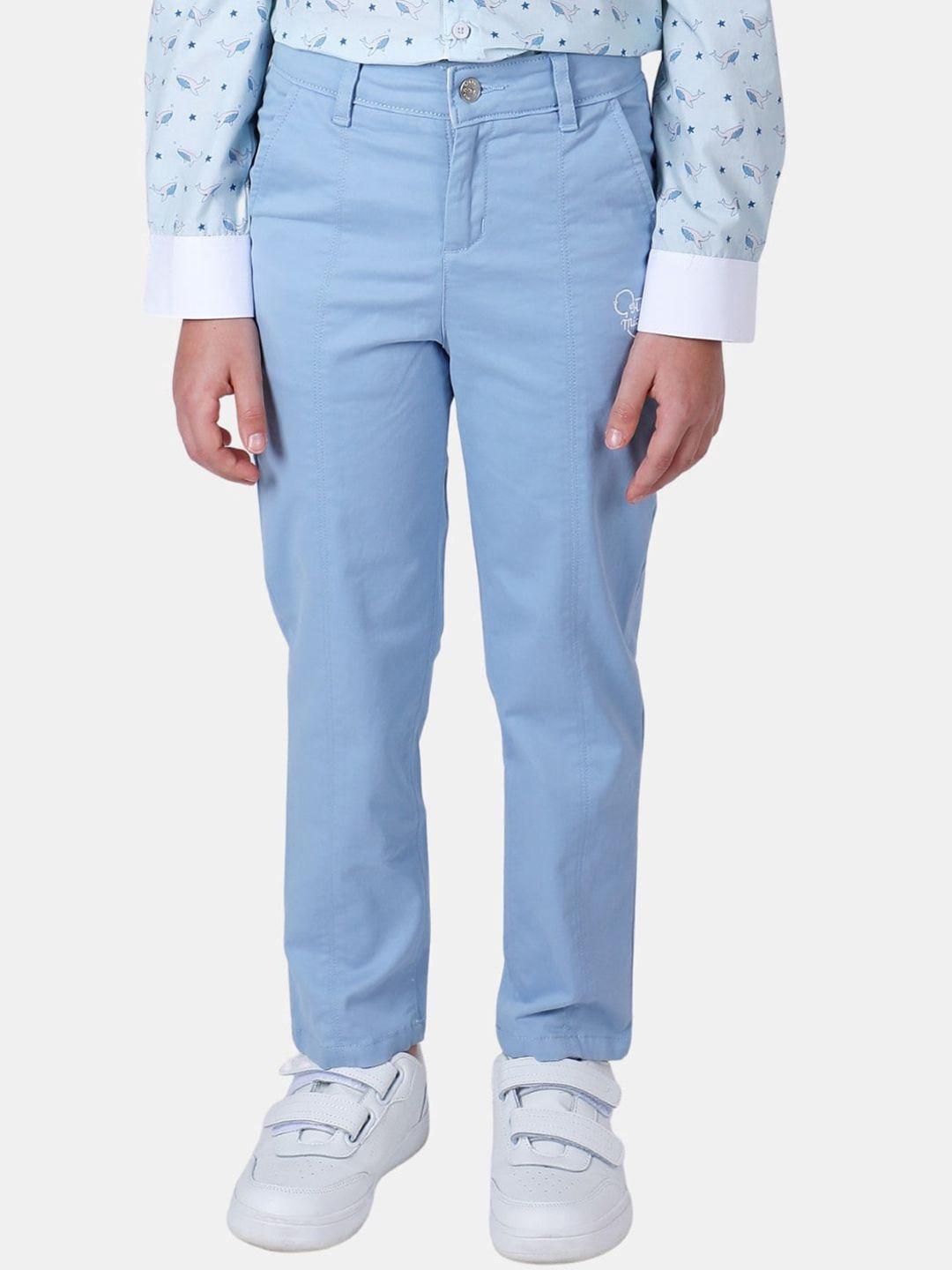 One Friday Boys Mid-Rise Cotton Trousers