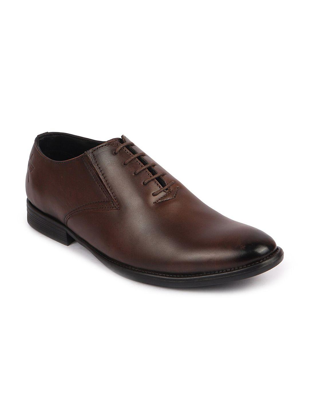 FAUSTO Men Leather Formal Oxfords