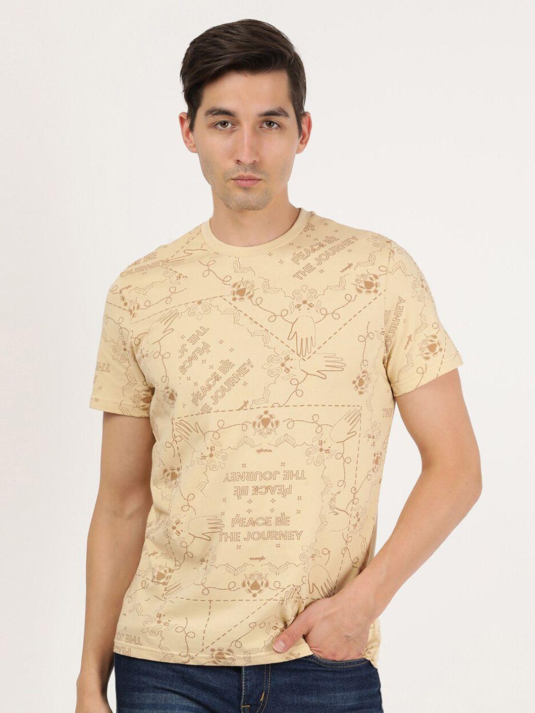 Wrangler Men Typography Printed Cotton T-shirt
