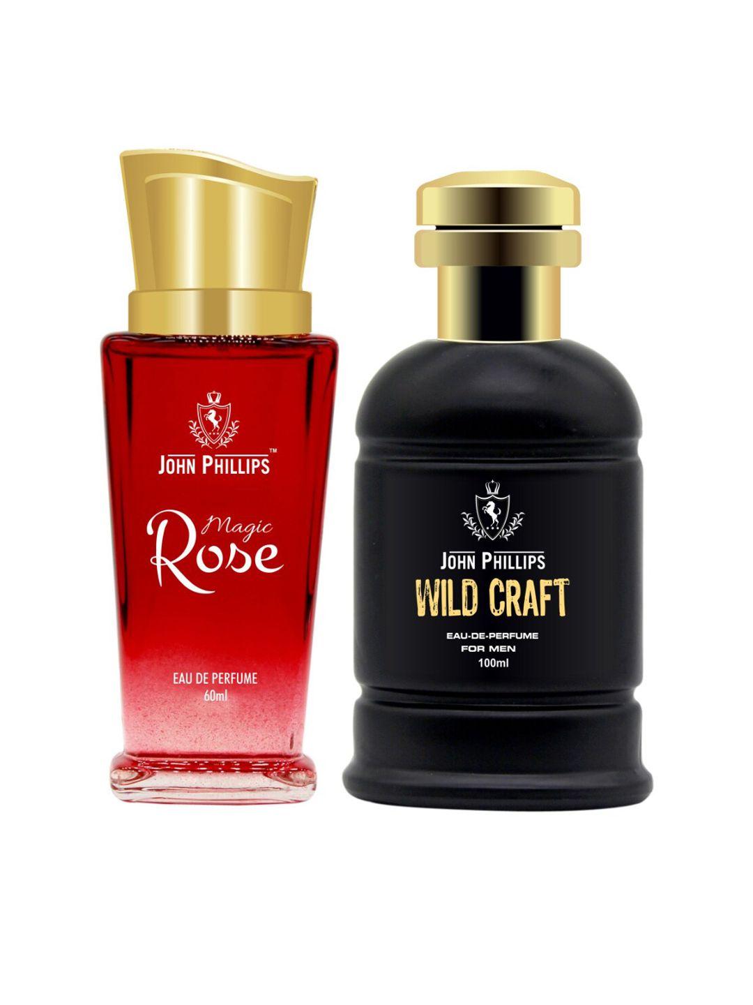 john-phillips-magic-rose-60-ml-&-wildcraft-100-ml-set-of-2-long-lasting-eau-de-parfum