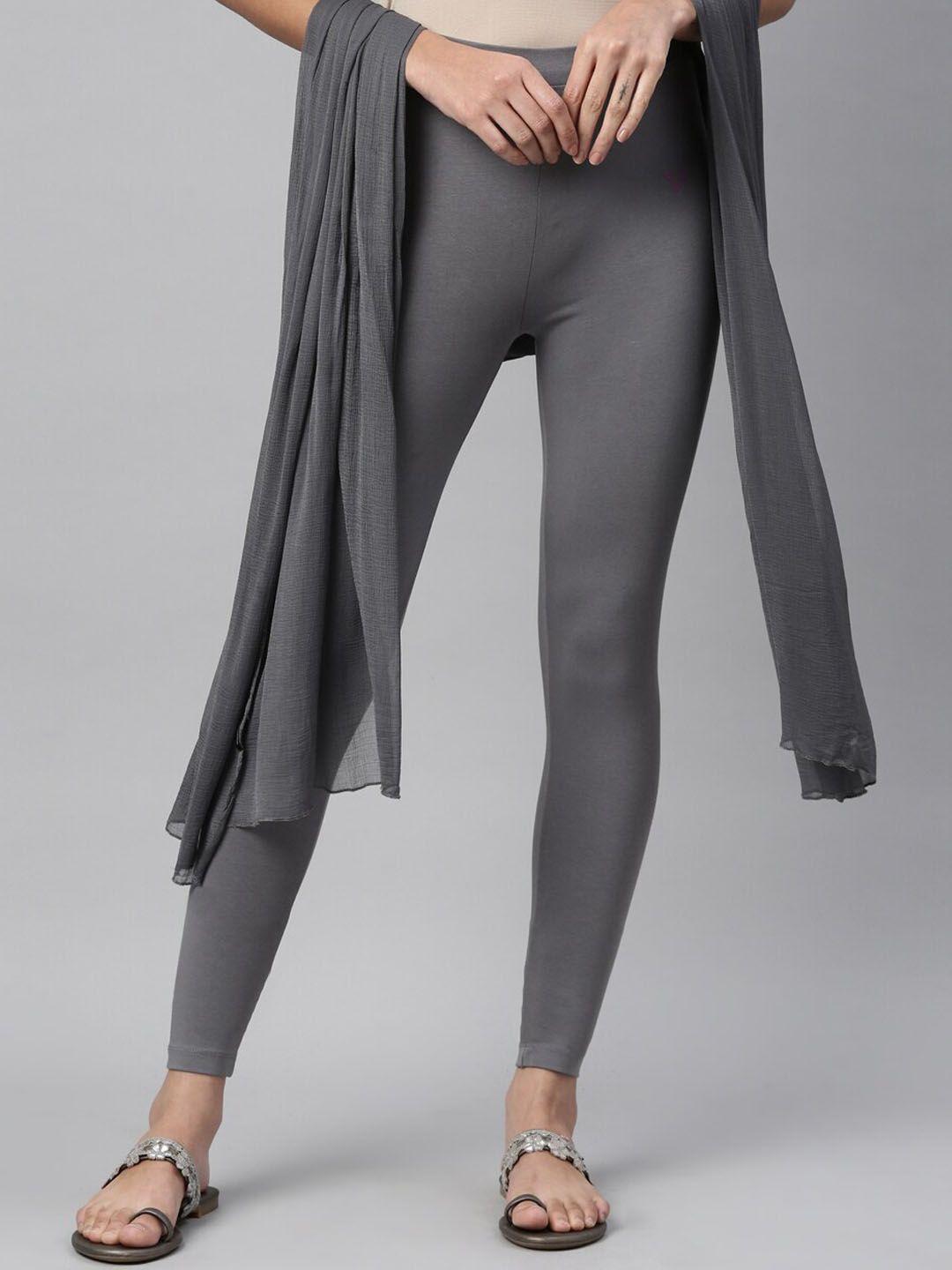 TWIN BIRDS Ankle-Length Leggings With Dupatta