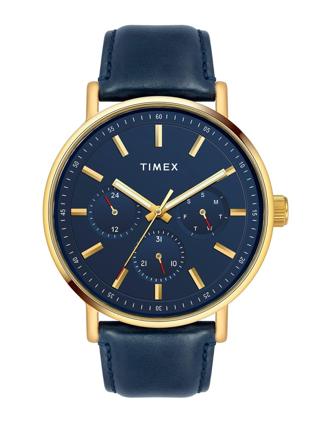 timex-men-brass-dial-&-leather-straps-analogue-watch-tweg20016