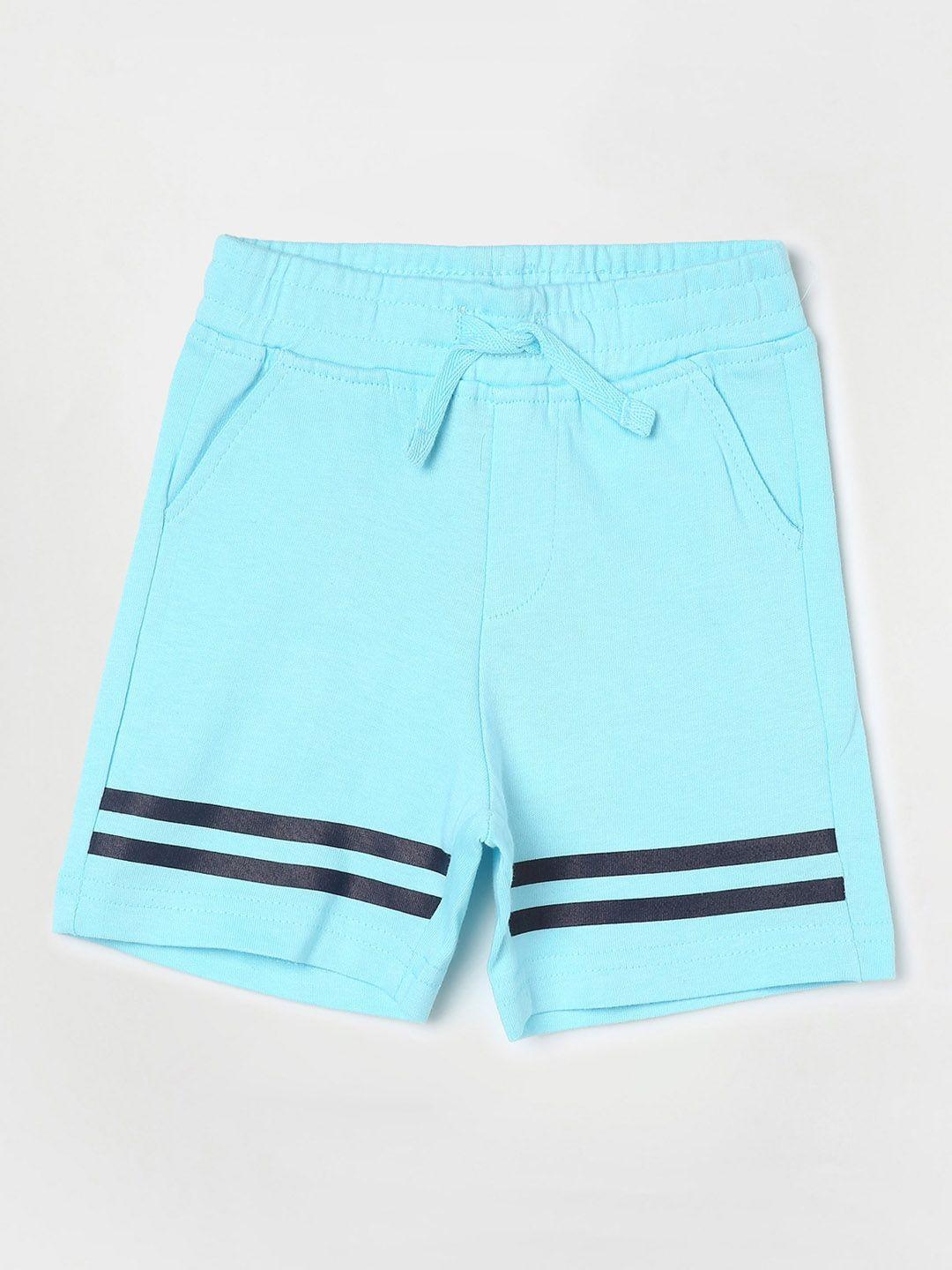 Juniors by Lifestyle Boys Striped Cotton Regular Fit Shorts