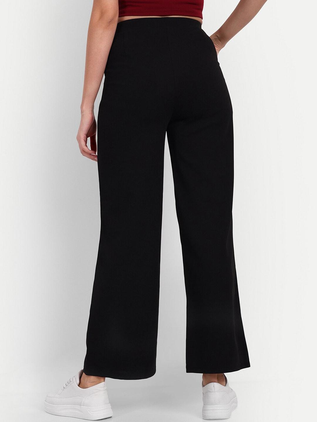 Next One Women Loose Fit High-Rise Parallel Trousers