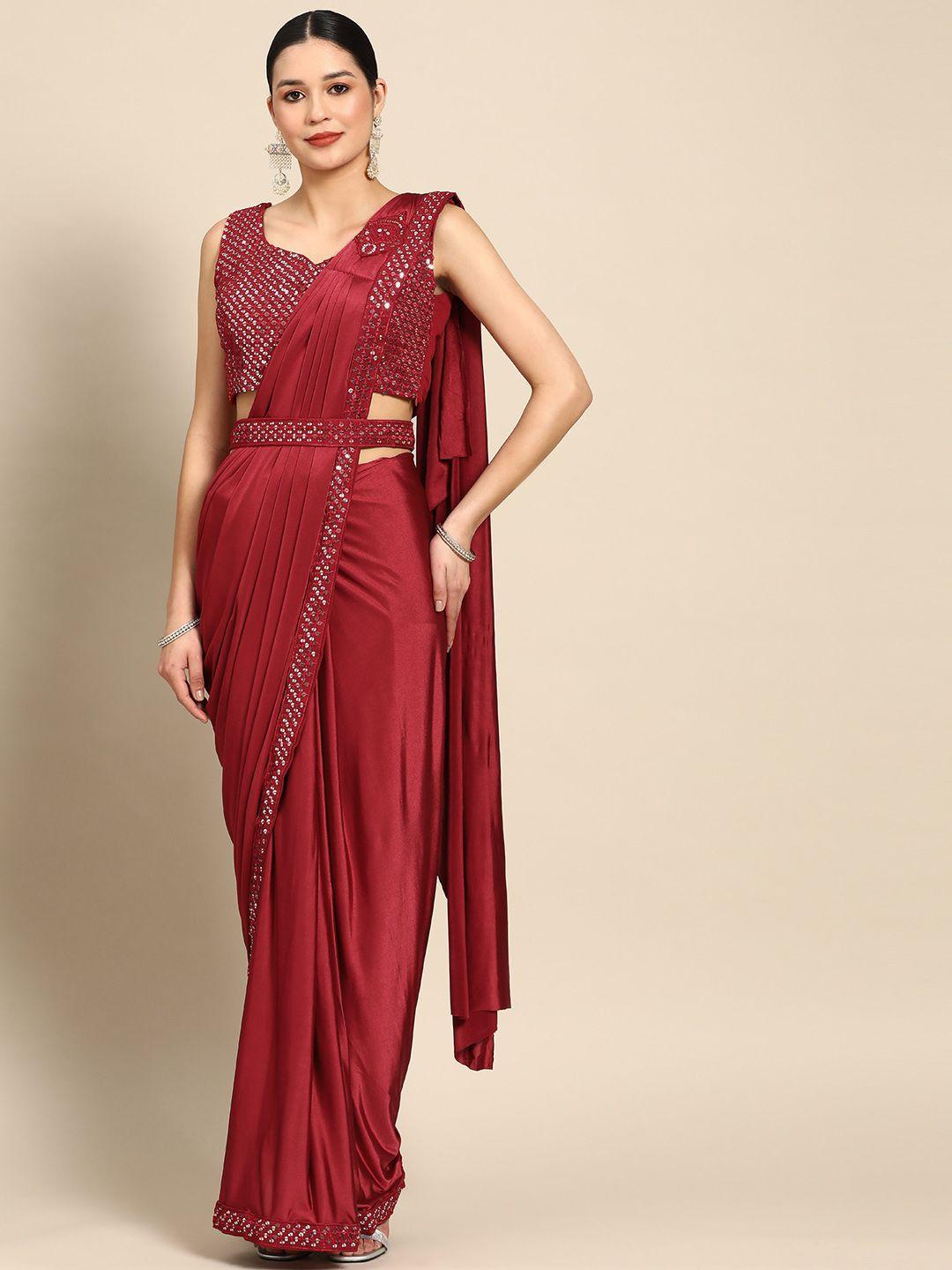 grancy-sequinned-ready-to-wear-leheriya-saree