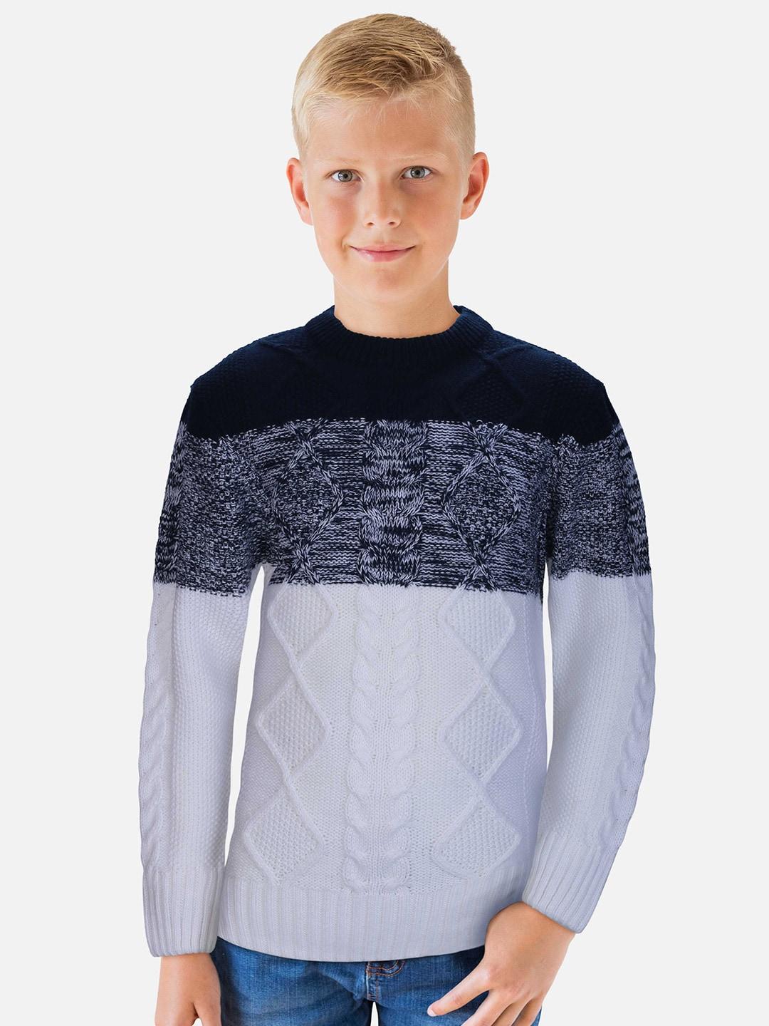 Gini and Jony Boys Cable Knit Pullover