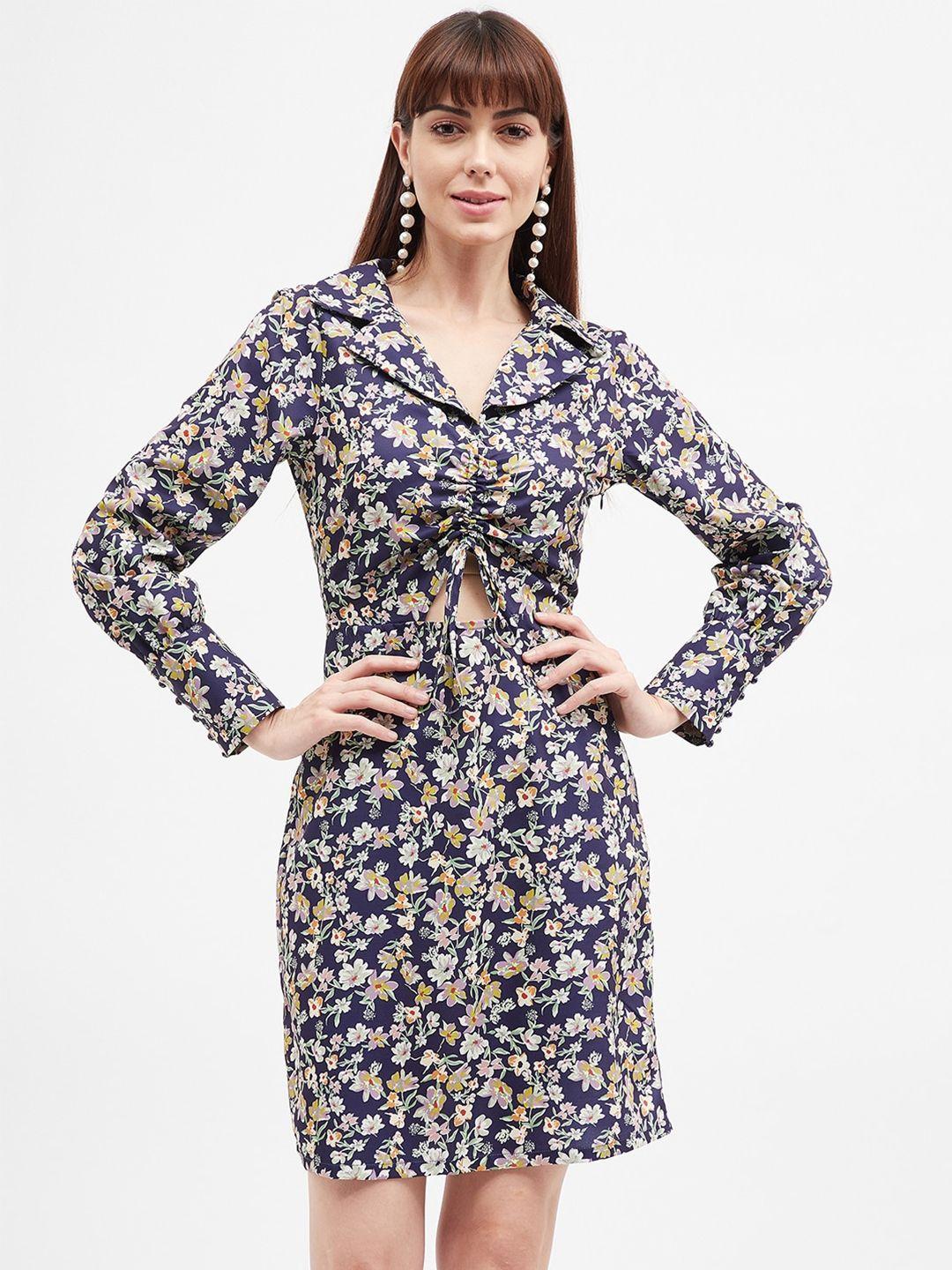 harpa-floral-printed-ruched-detail-shirt-dress