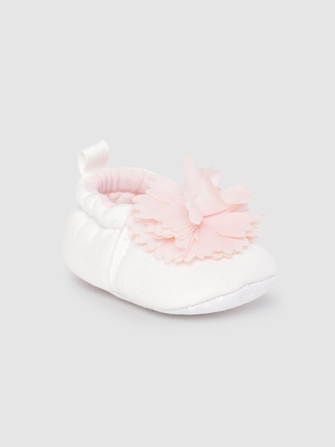 mothercare Infant Girls 3D Flower Attached Cotton Booties