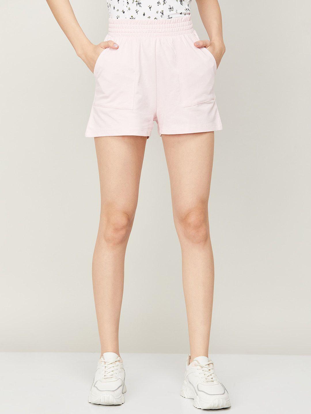 Ginger by Lifestyle Women Regular Fit Mid-Rise Shorts