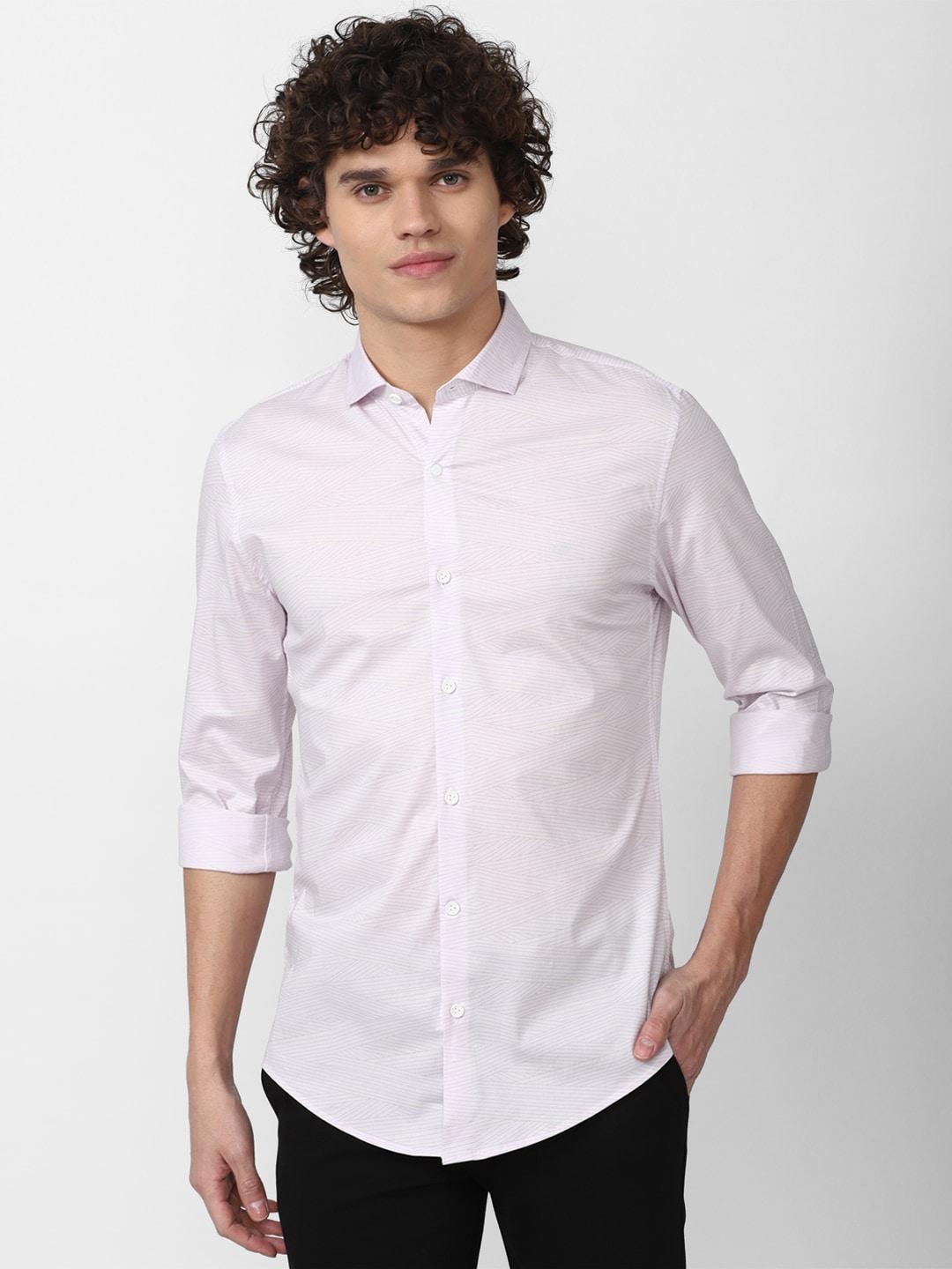 Peter England Men Slim Fit Formal Cotton Shirt