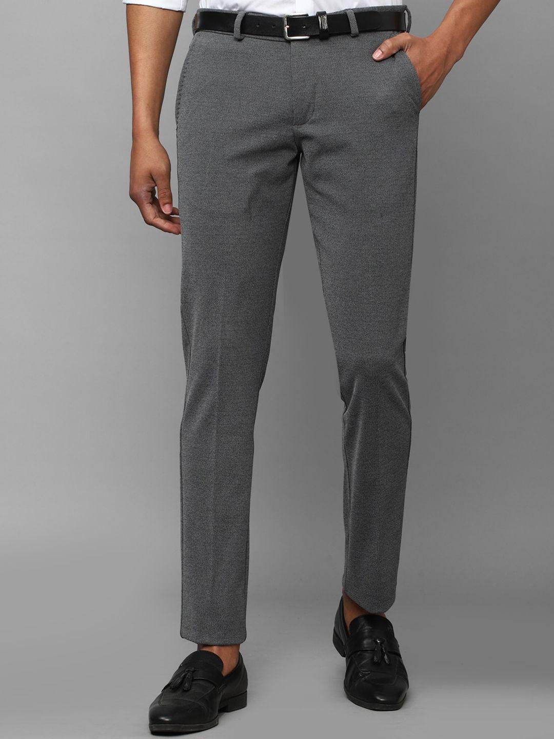 allen-solly-men-textured-slim-fit-formal-trousers
