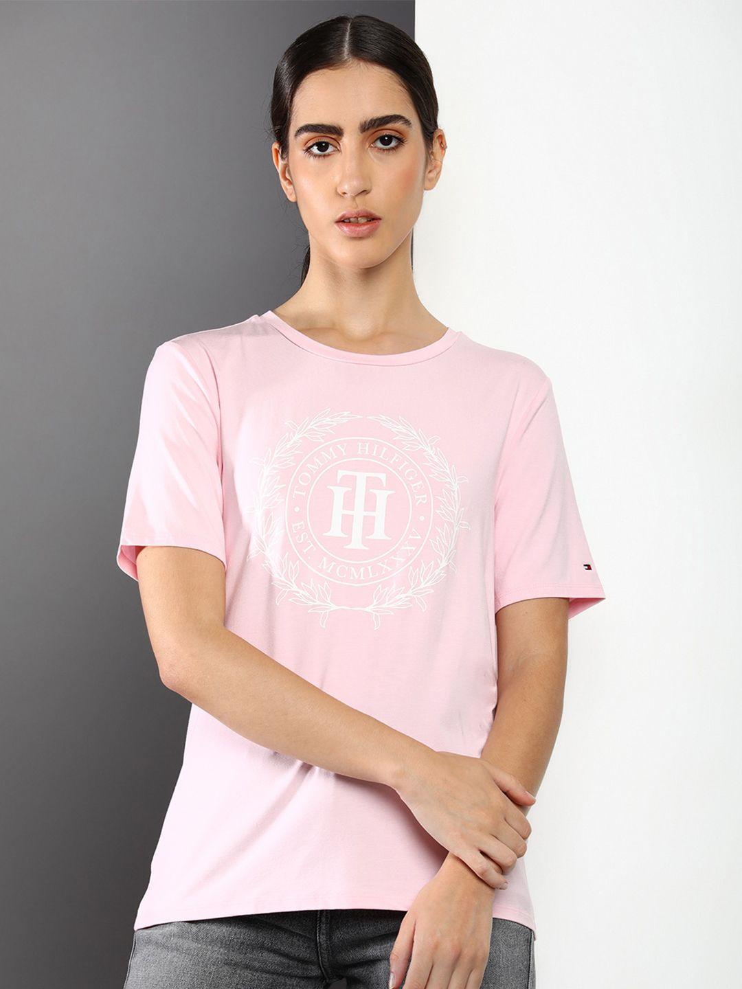 tommy-hilfiger-women-typography-printed-round-neck-t-shirt