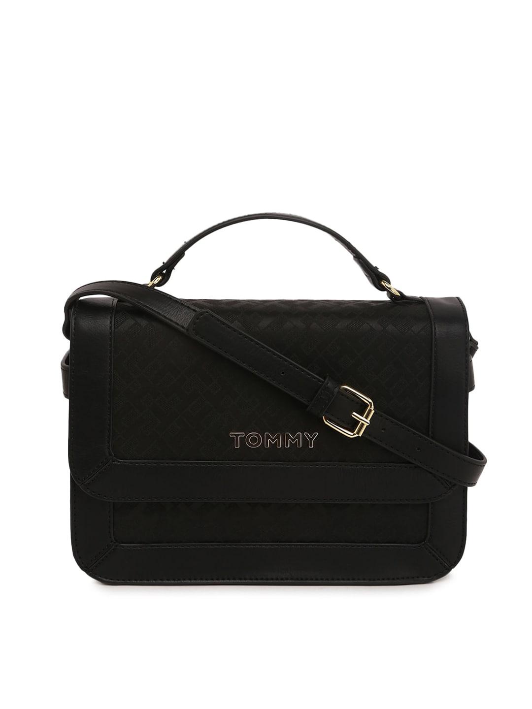 Tommy Hilfiger Detachable Sling Structured Satchel Handbag