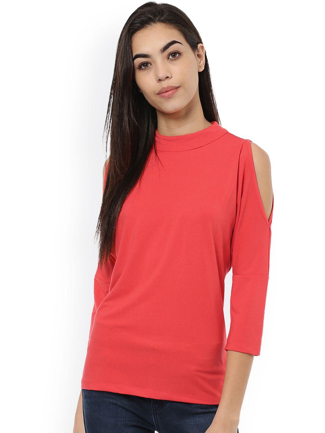 harpa-women-coral-red-solid-cold-shoulder--top
