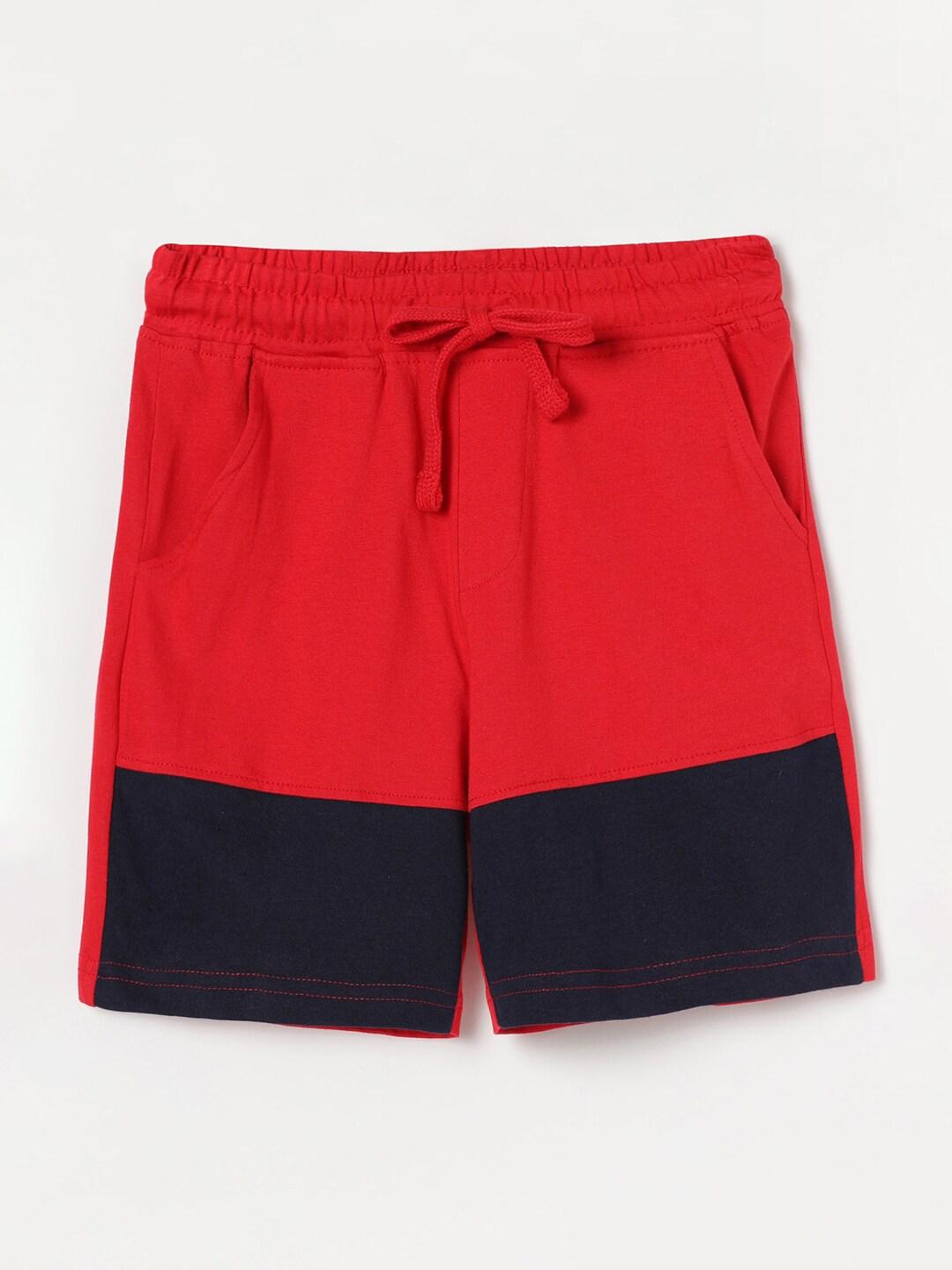 Fame Forever by Lifestyle Boys Colourblocked Pure Cotton Shorts