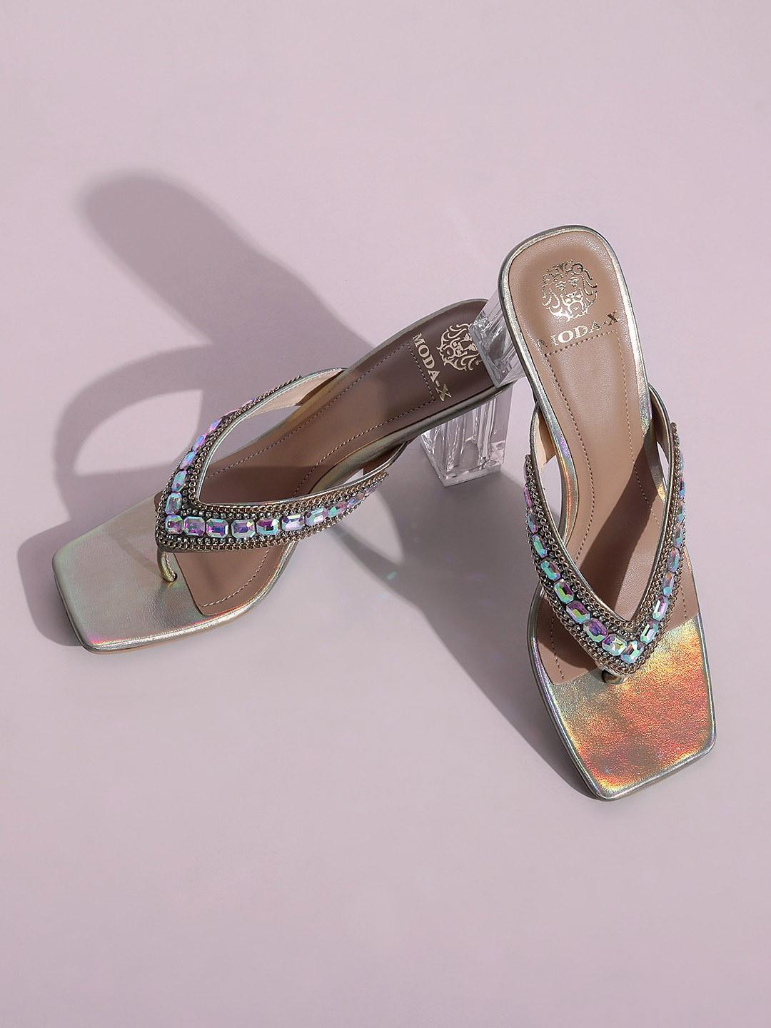 moda-x-embellished-t-strap-block-heels