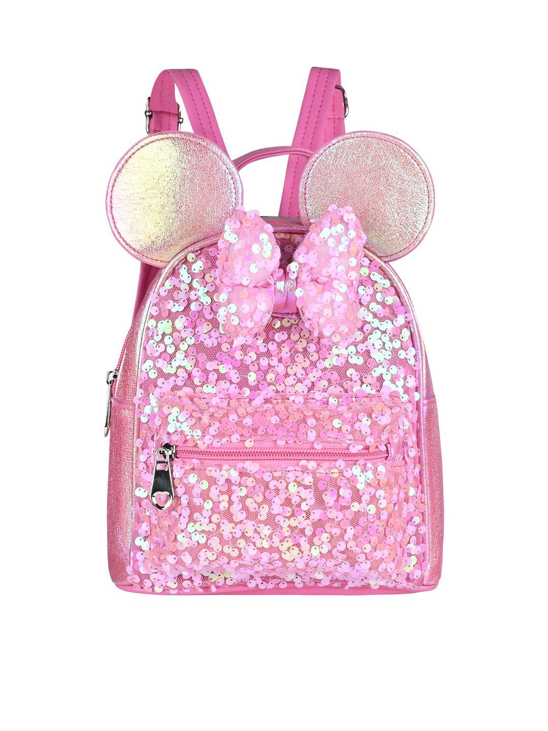 Asthetika Kids Girls Sequinned Embellished Backpack