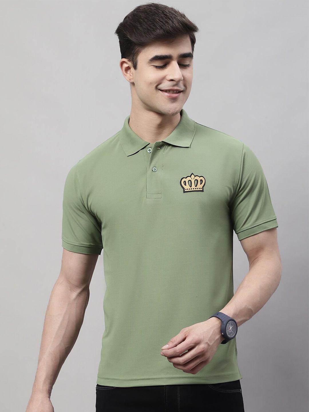 Obaan Men Polo Collar Short Sleeve T-shirt