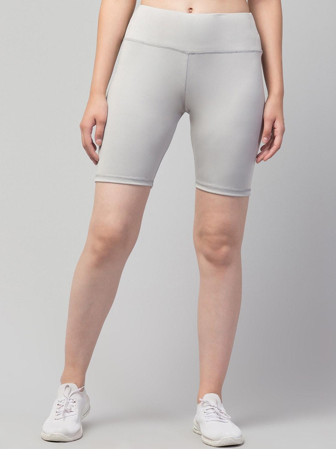 Apraa & Parma Women Skinny Fit High-Rise Yoga Sports Shorts