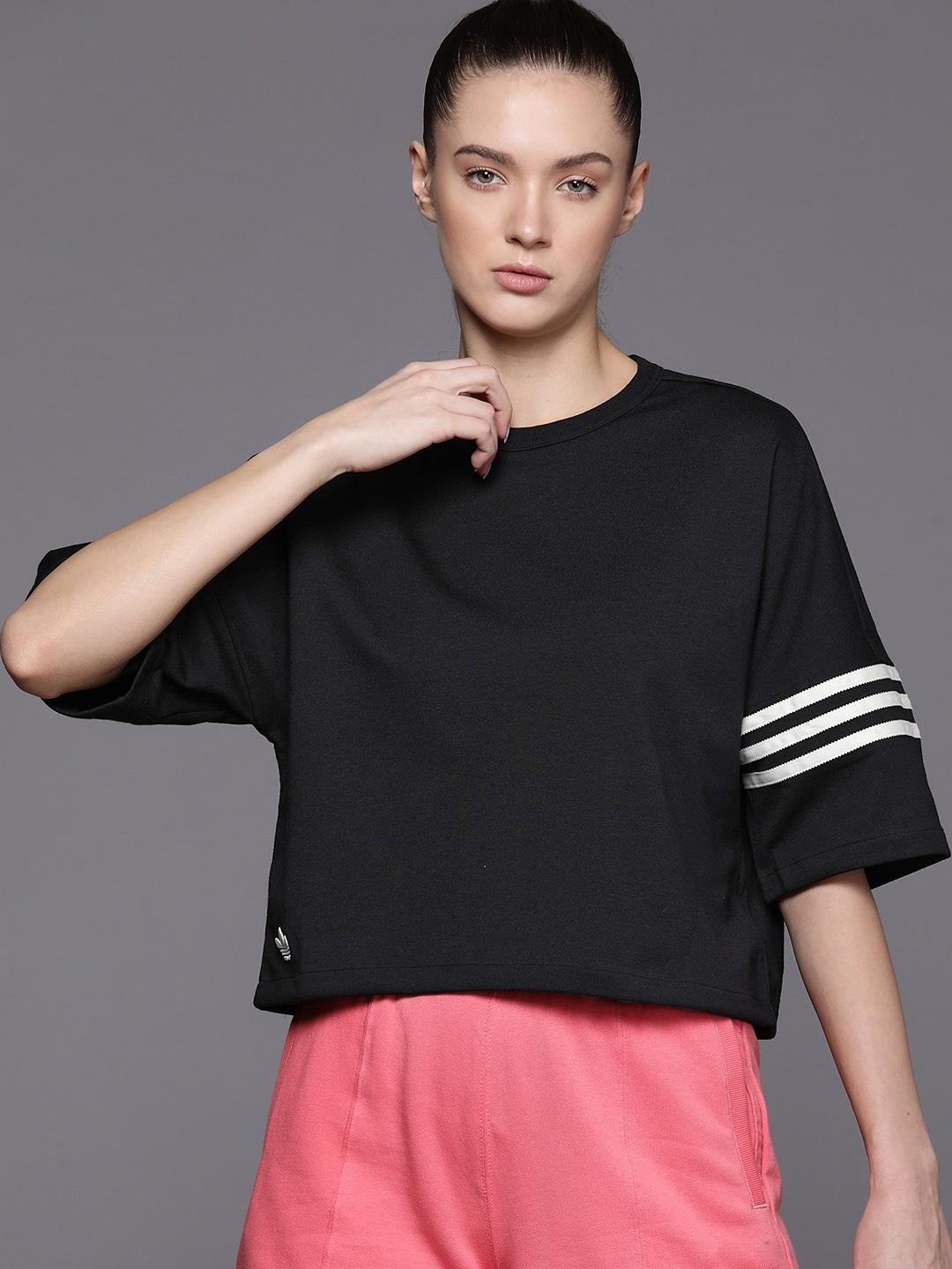 ADIDAS Originals 3-Stripes Extended Sleeves Boxy T-shirt