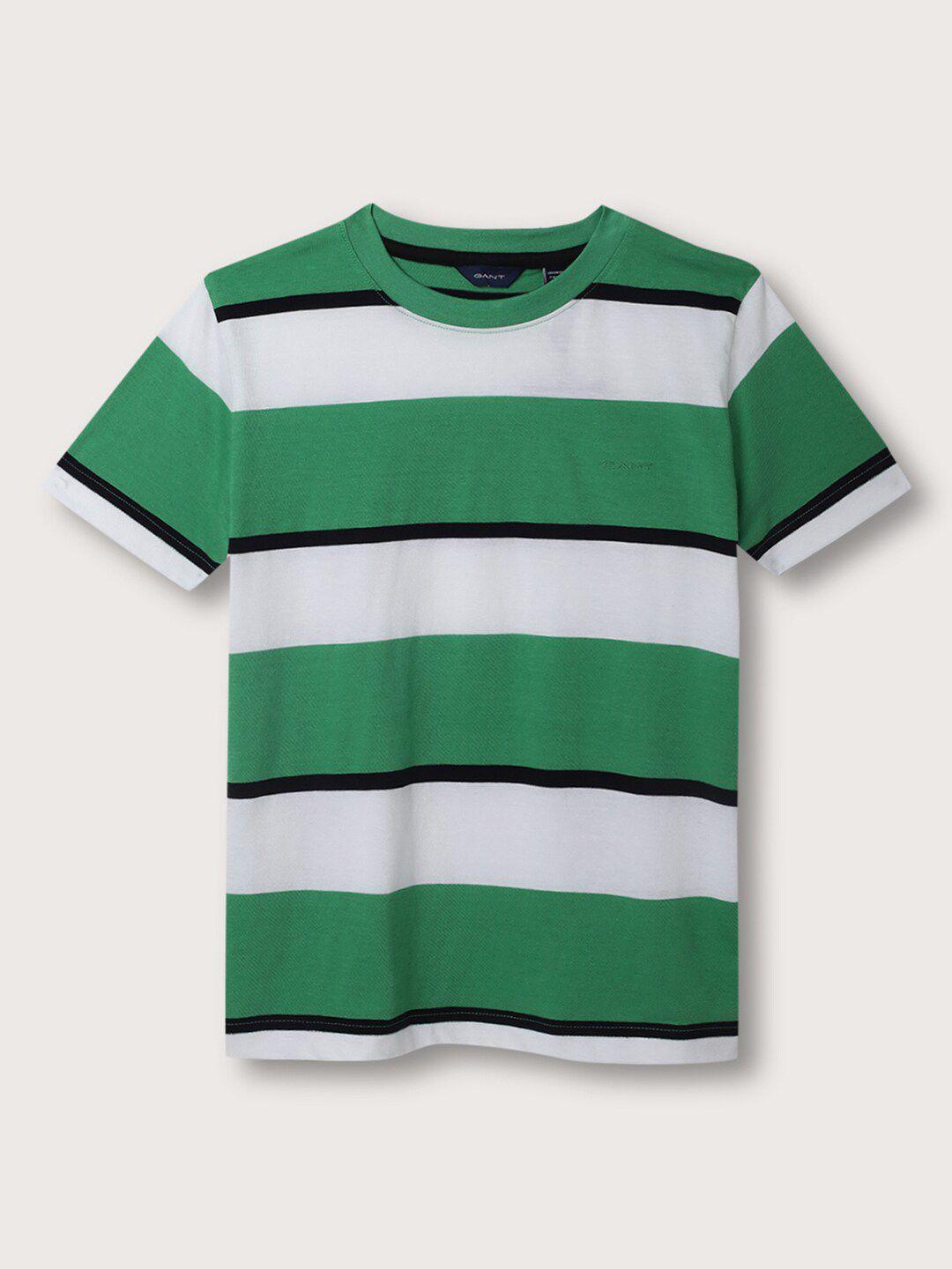 gant-boys-striped-short-sleeve-pure-cotton-t-shirt