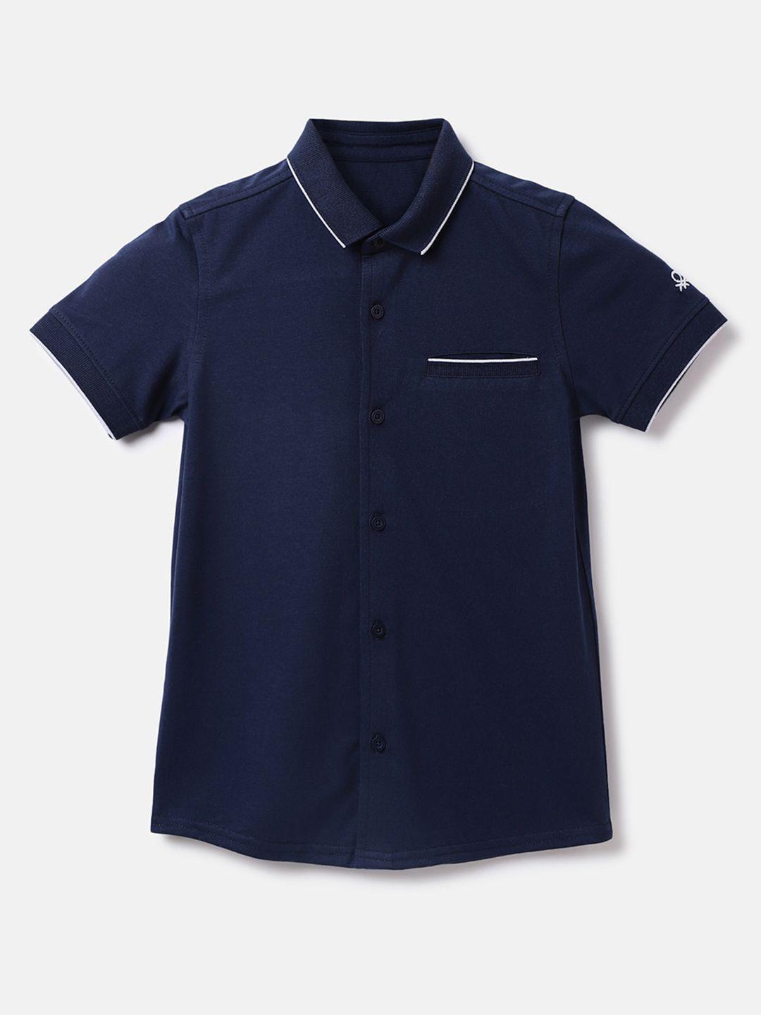 united-colors-of-benetton-boys-spread-collar-cotton-shirt