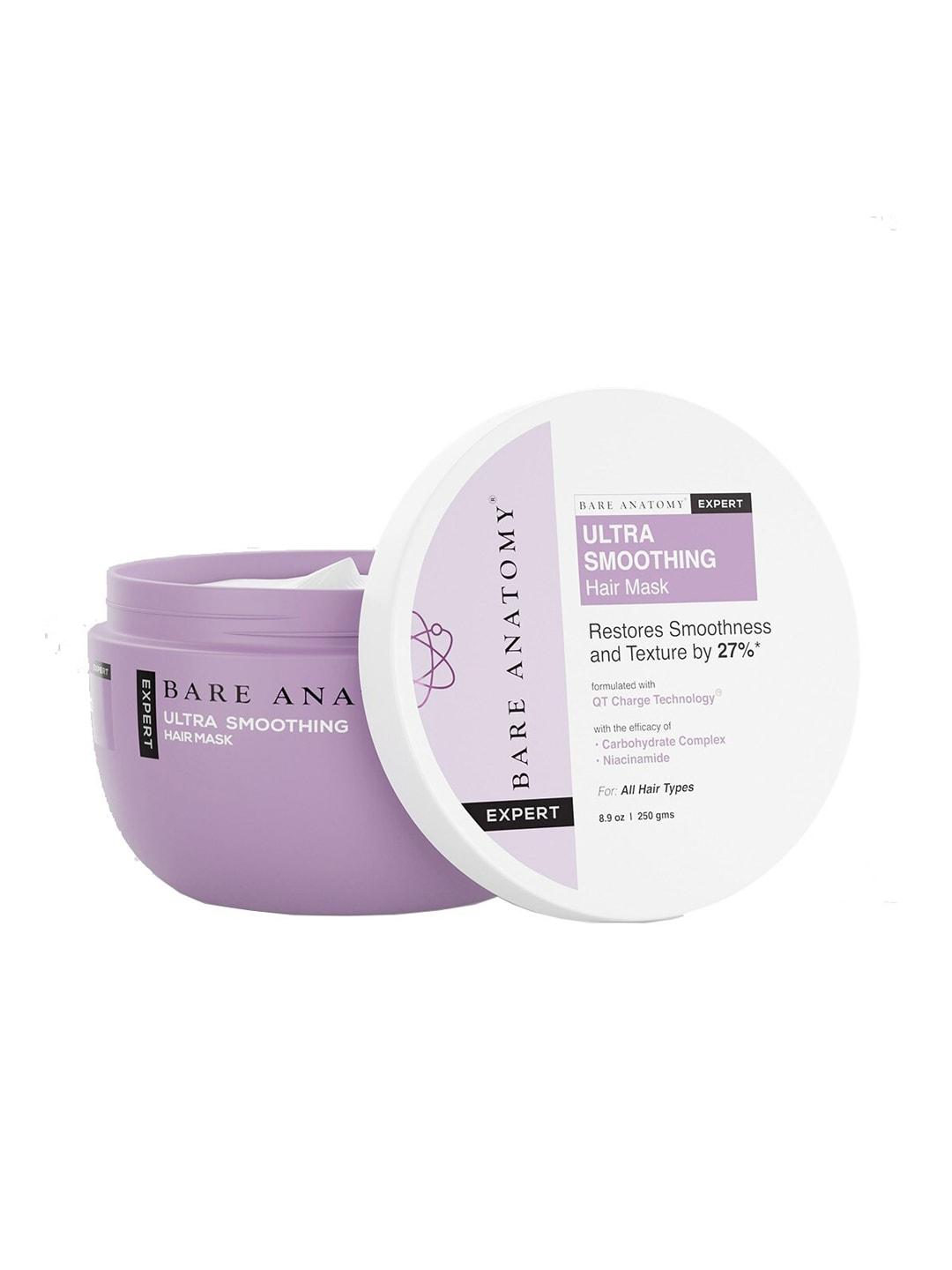 Bare Anatomy Expert Ultra Smoothing Hair Mask For Conditions Smoothens & Improves Hair Texture - 250 gm