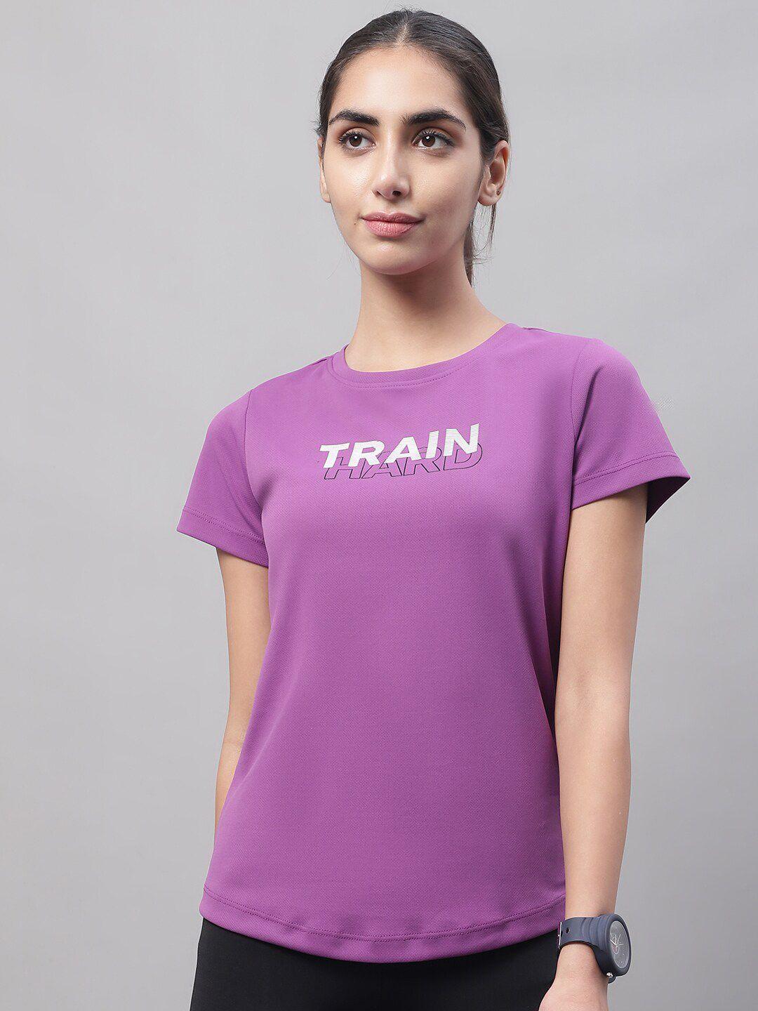 perfkt-u-women-typography-printed-dry-fit-running-t-shirt