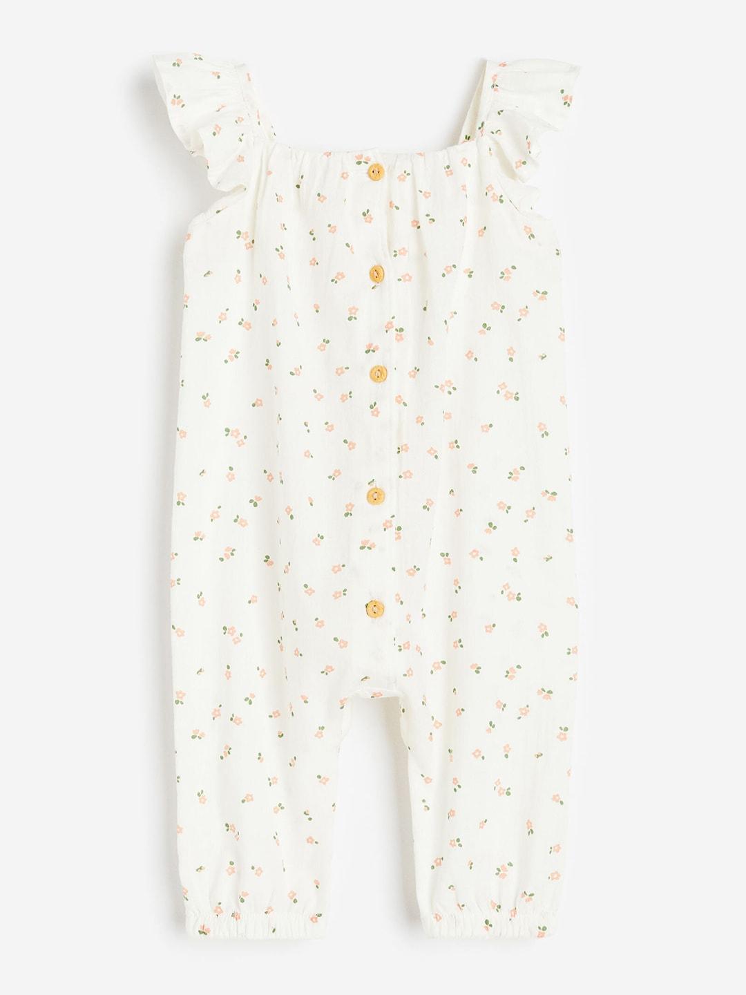 H&M Infant Girls Pure Cotton Romper Suit