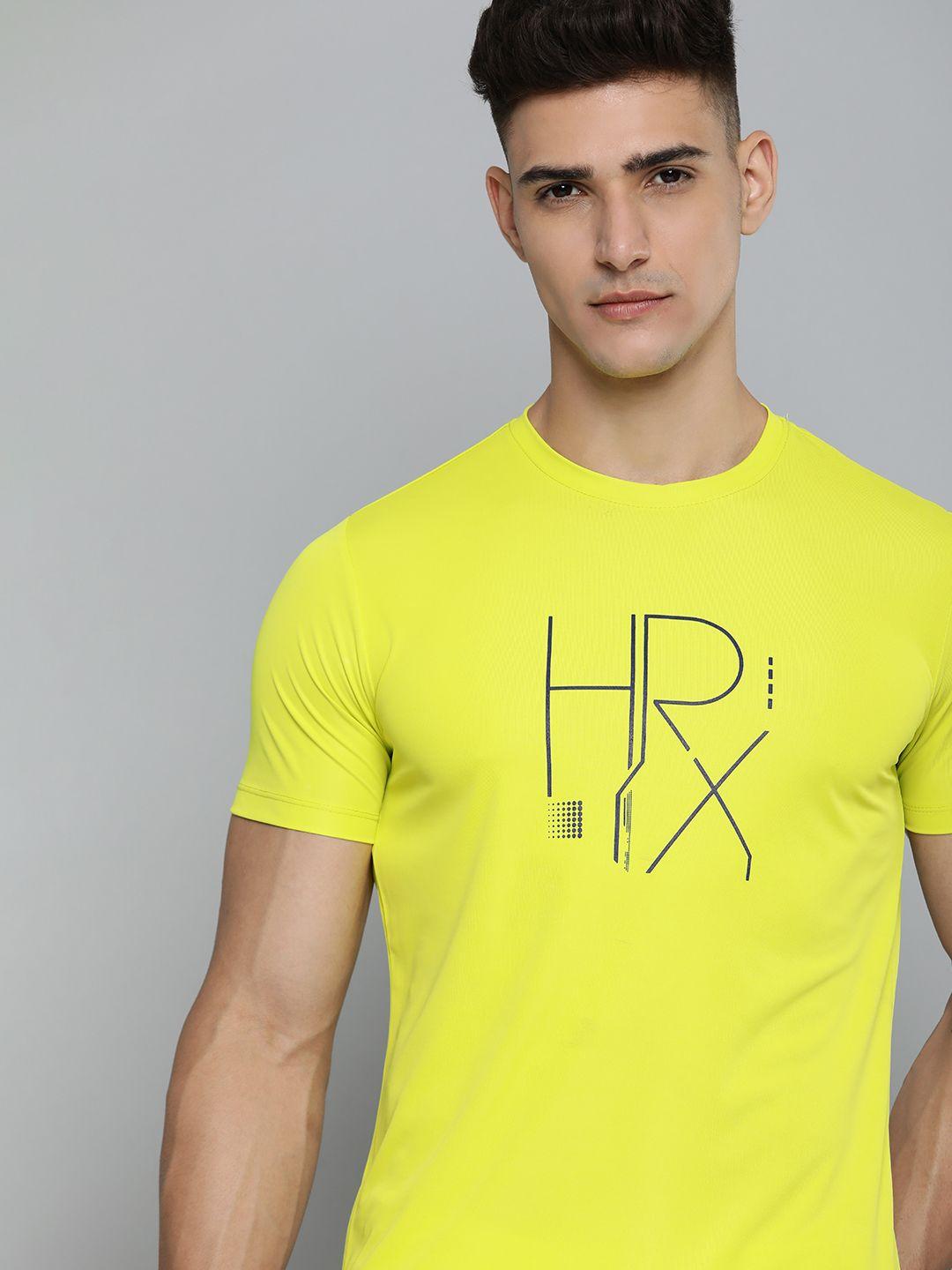 HRX by Hrithik Roshan Brand Logo Printed Rapid Dry Running T-shirt